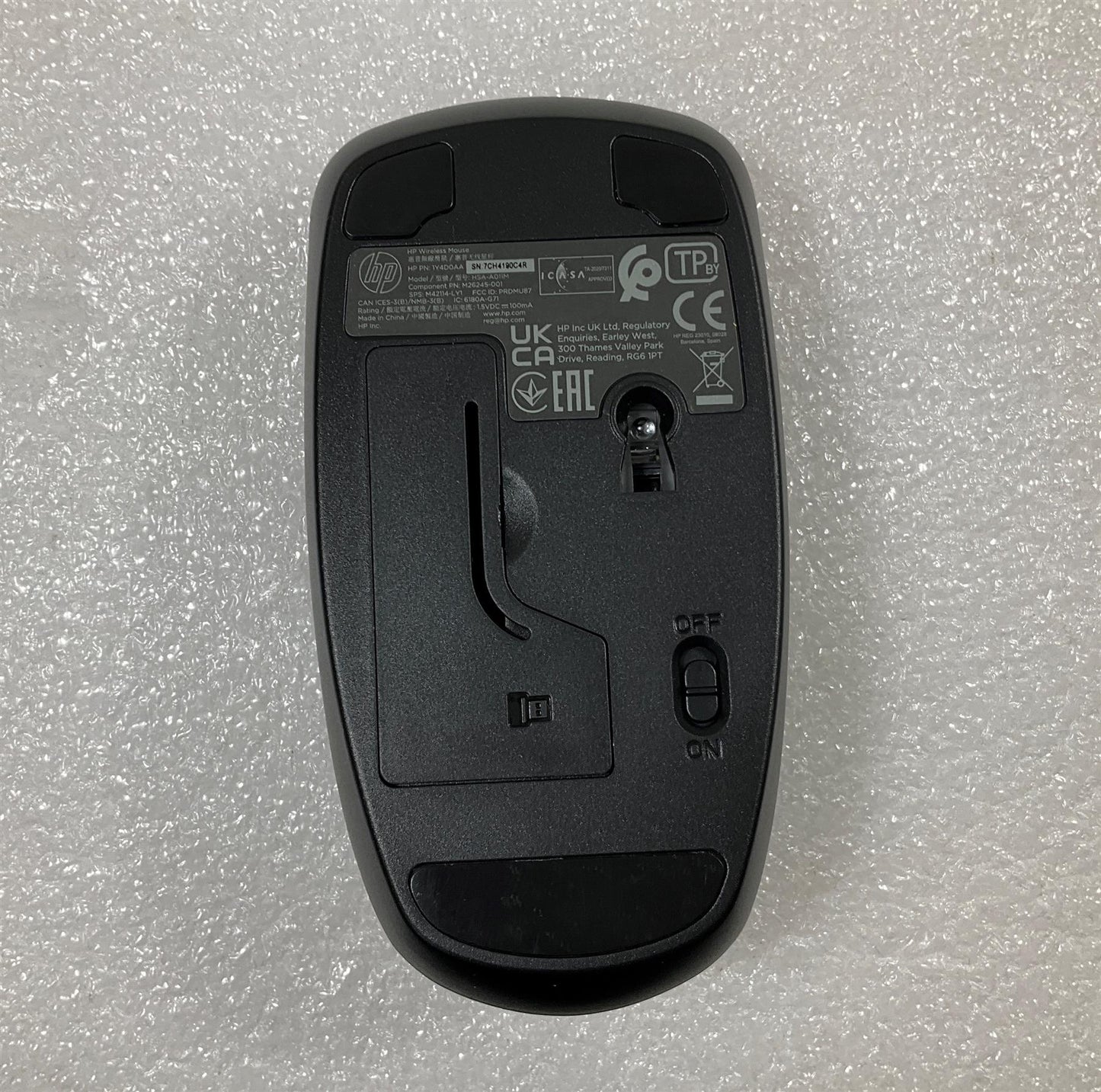 For HP M26243-101 1Y4D0AA#ABS USB Wireless Keyboard Swedish Mouse Black Genuine