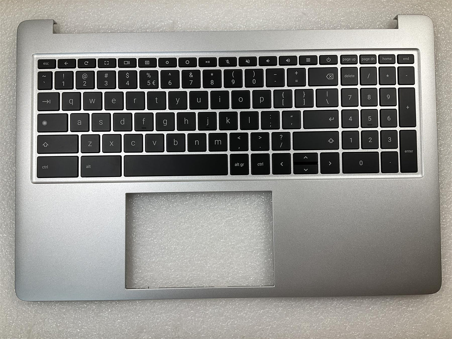 HP Chromebook 15A-NA N28067-B31 N24689-B31 US International Keyboard Palmrest