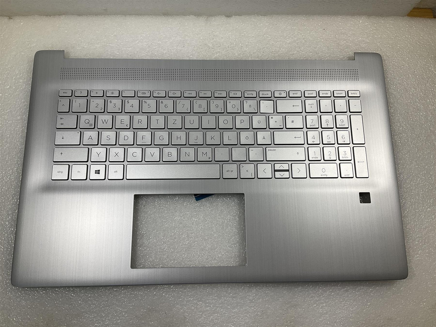 For HP 17-CN 17-CP 17T-CN M53083-041 M50459-041 German GR Palmrest Keyboard NEW
