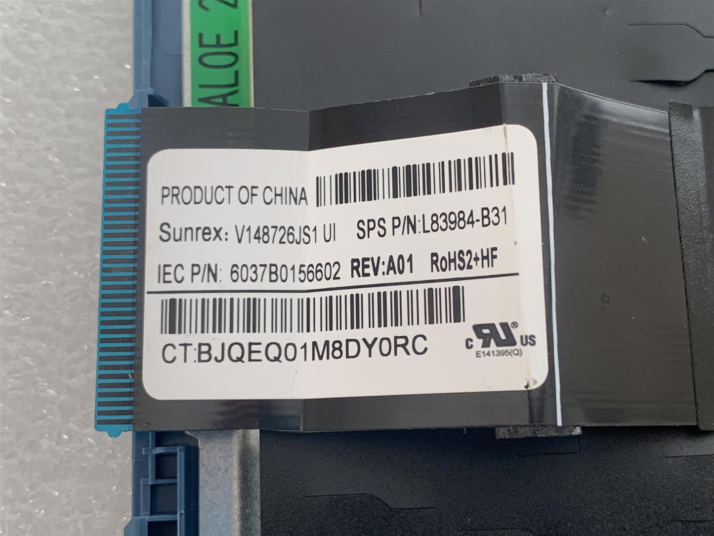 HP ProBook x360 11 G6 EE M03760-B31 int. English International also named dutch US Generic Keyboard Palmrest