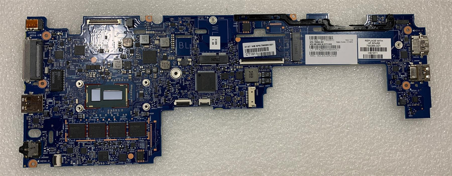 HP EliteBook Folio 1020 G1 790065-001 Intel Core Motherboard 8GB NEW - We are sending 790064