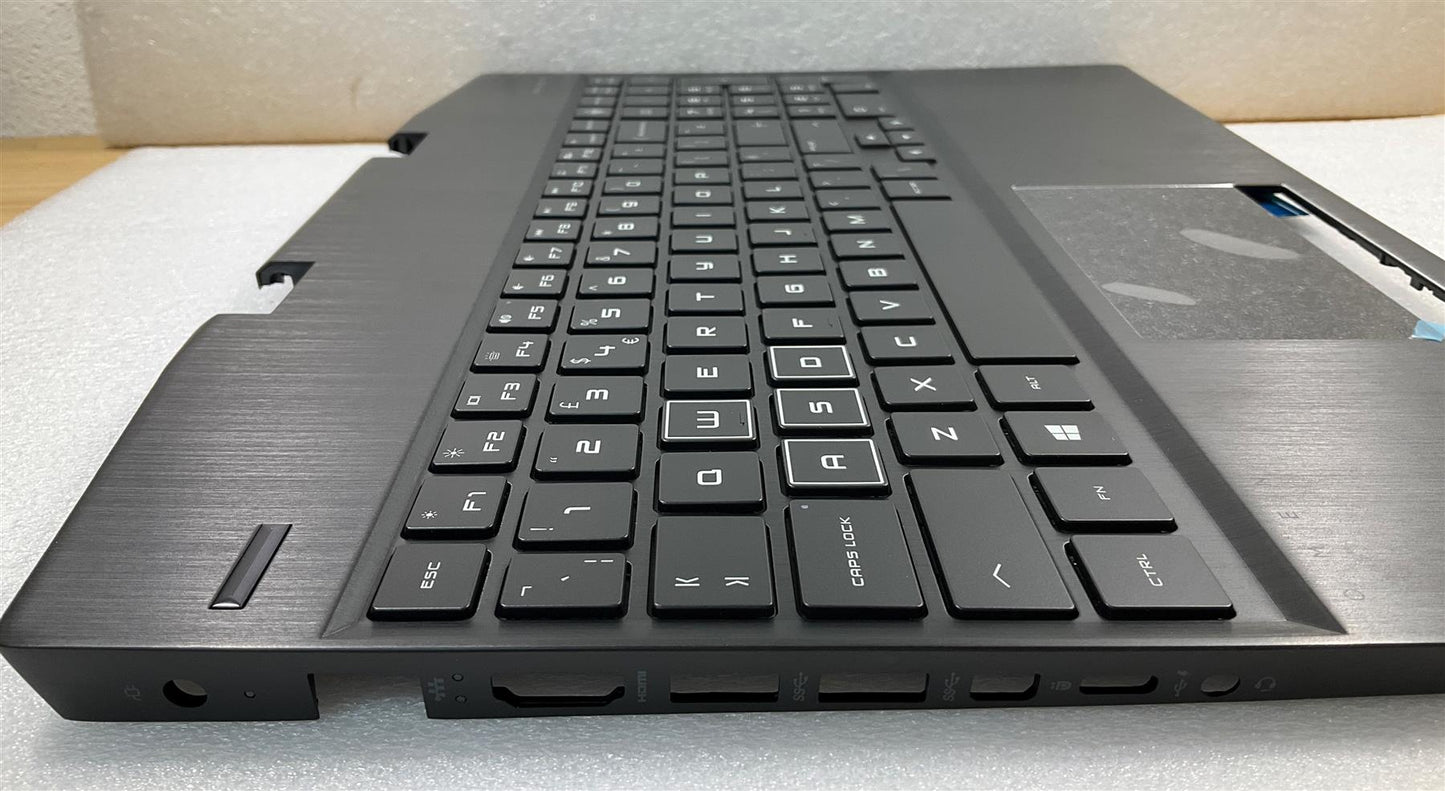 HP Omen Gaming 15-DH 15T-DH L61523-031 L57323-031 UK English Palmrest Keyboard