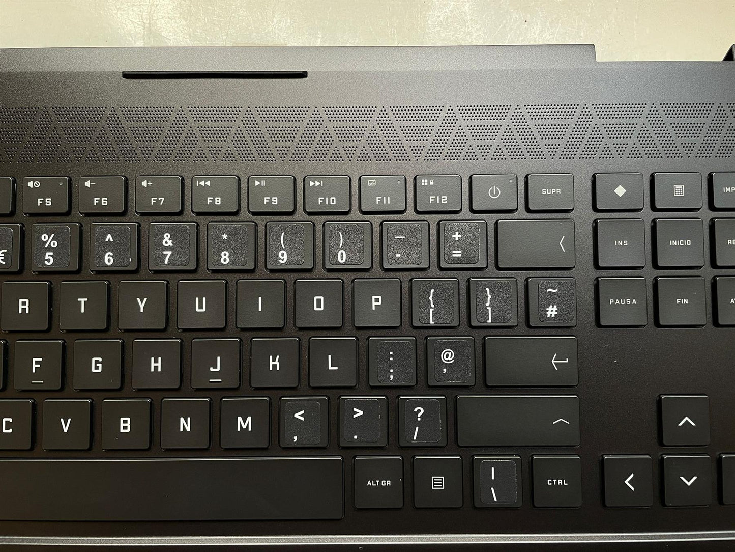 For HP OMEN 17-CK M73744-031 M57142 UK English Sticker Palmrest Keyboard NEW