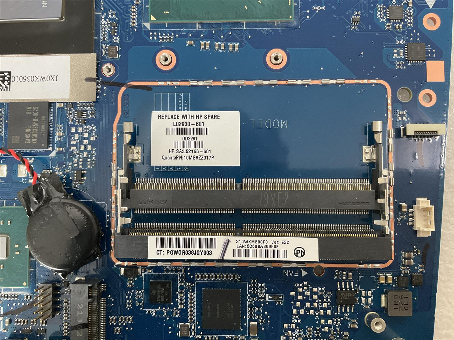 for HP Z VR Backpack G1 L02930-601 001 Intel Core i7-7820HQ DSC Motherboard NEW