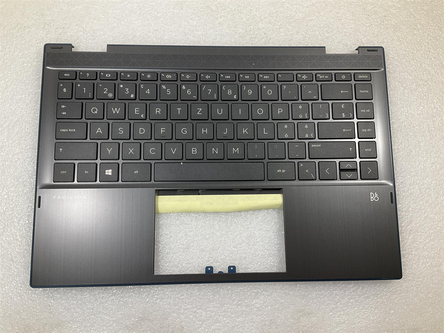 HP Pavilion x360 14-DW M01300-BG1 L96526-BG1 ( also for M01302-BG1 L96528-BG1 ) Palmrest Keyboard Swiss Switzerland