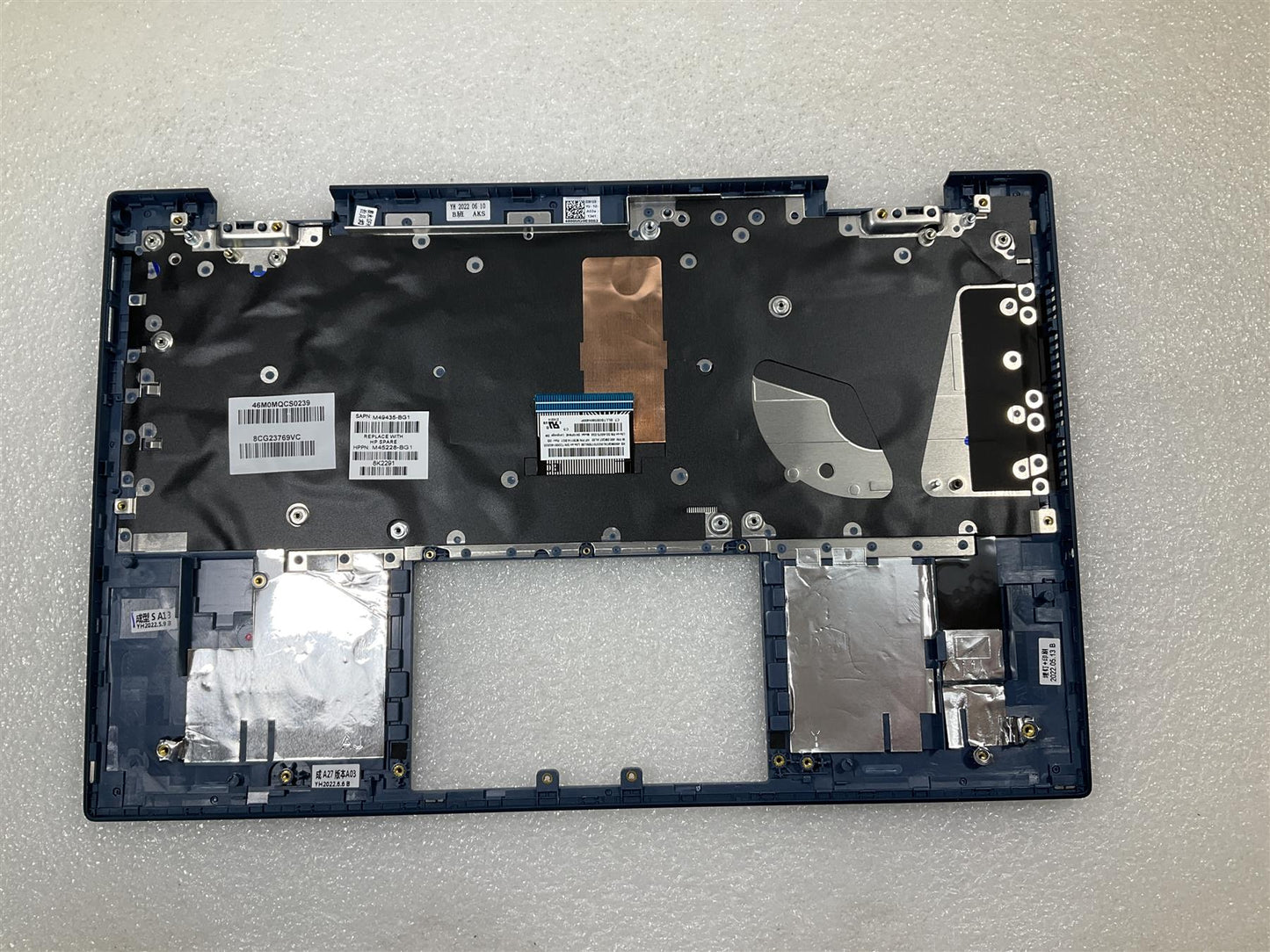 For HP PAVILION X360 14T-DY 14-DY M49435-BG1 M45228-BG1 SWISS Palmrest Keyboard