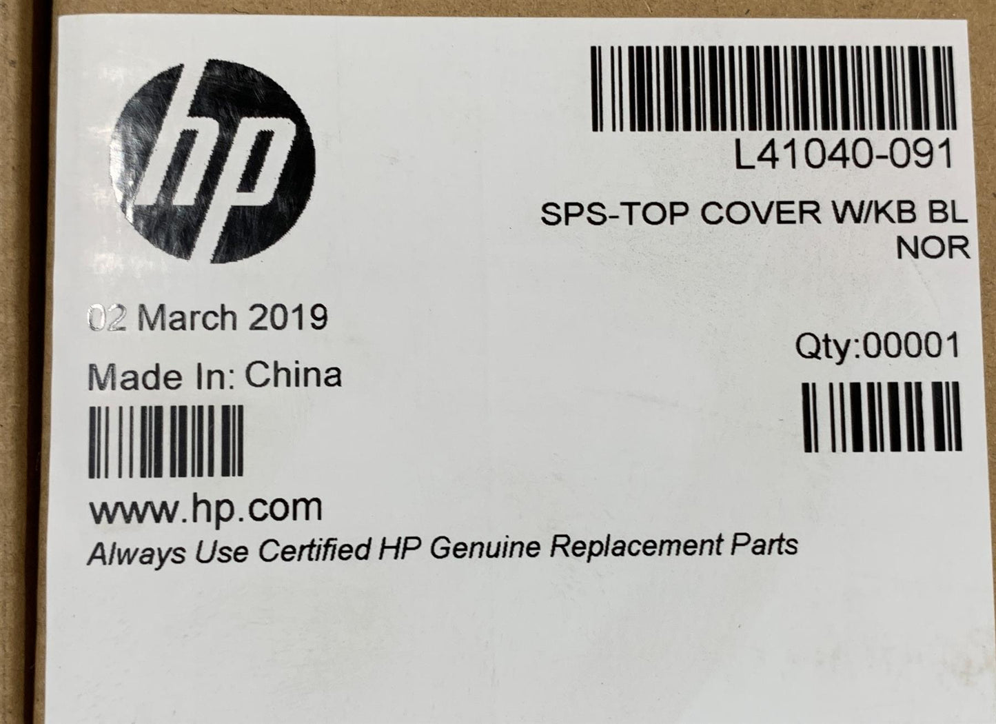 HP EliteBook x360 1040 G5 L41040-091 compatible L41041-091 Norwegian Keyboard Palmrest Norway Norse