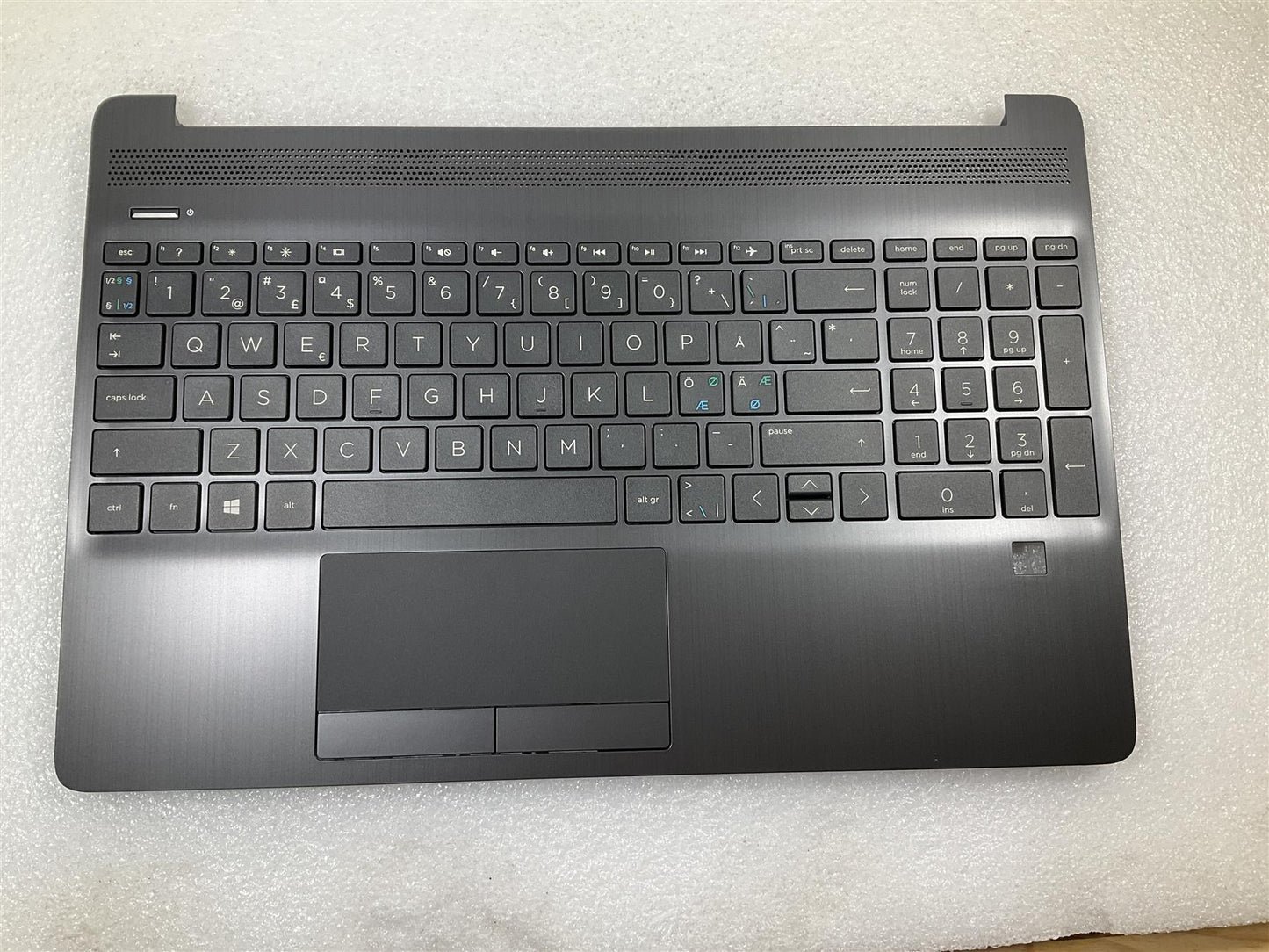 HP 15-DW 15T-DW L53739-DH1 L52153-DH1 Danish Finnish Norwegian Palmrest Keyboard