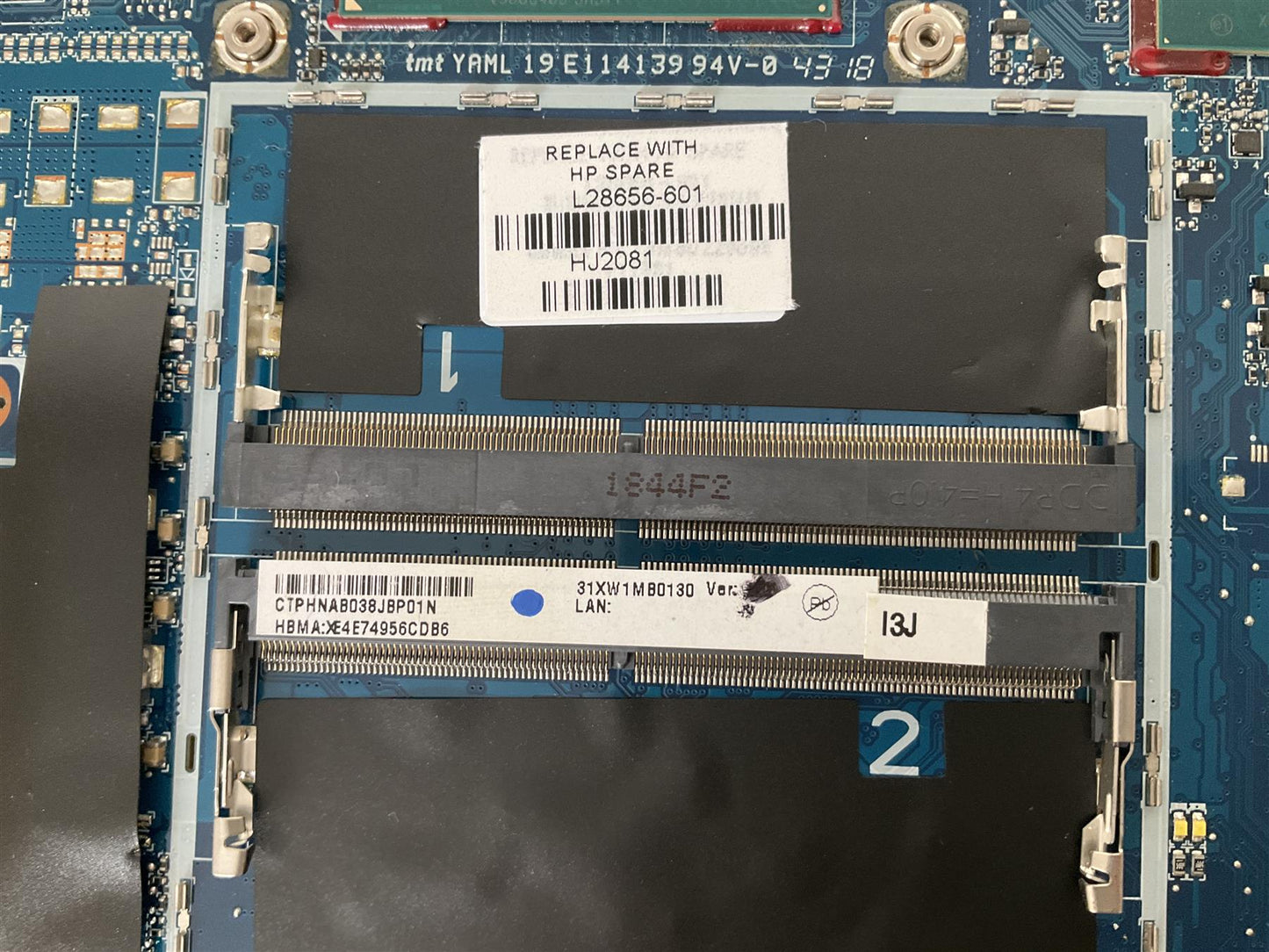 for HP ZBook Studio G5 Laptop L28656-601 001 Intel i7-8750H UMA Motherboard NEW