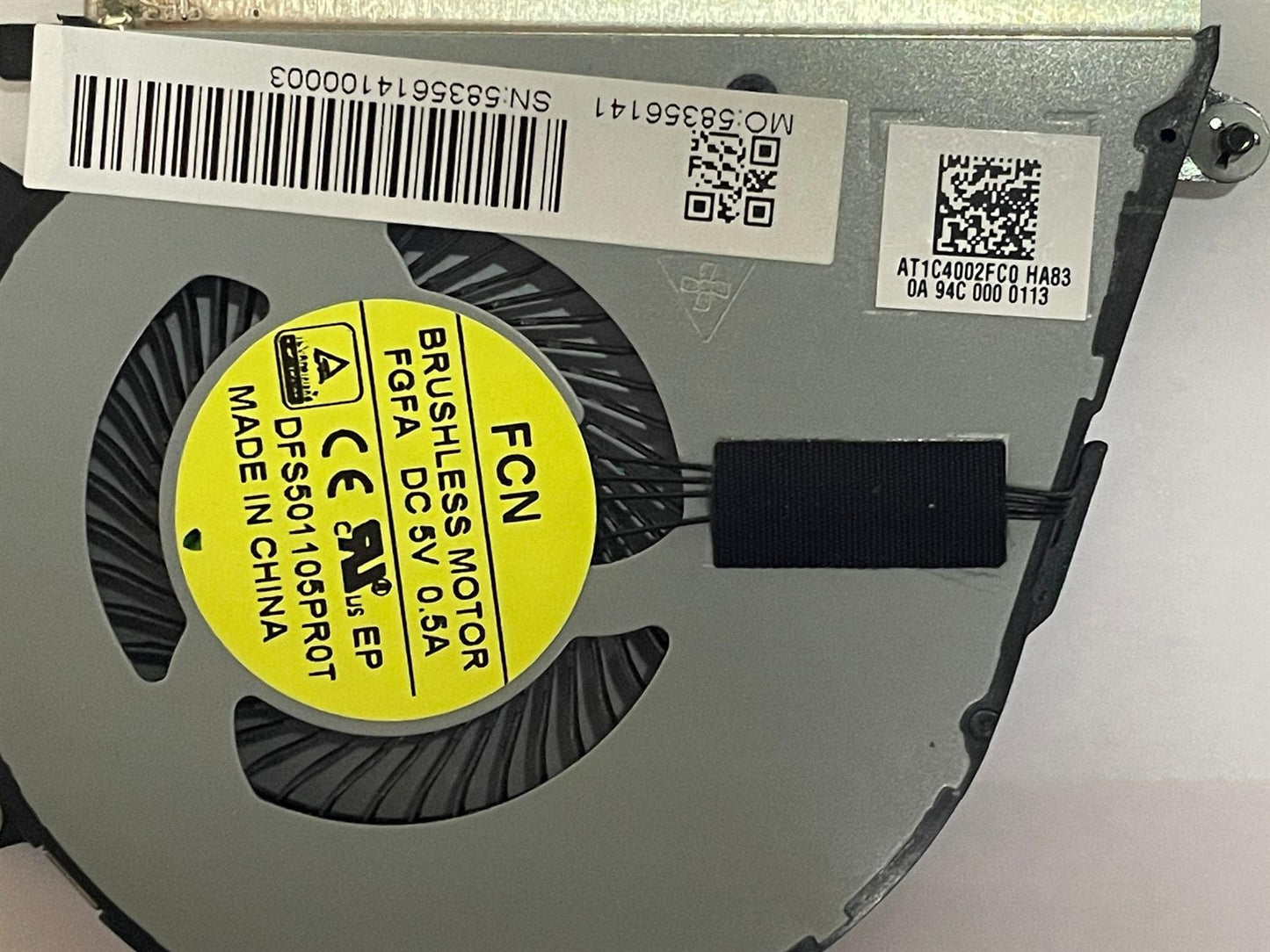 For HP ZBook Studio G3 840961-001 842408-001 CPU Processor Fan Cooling Cooler Left or Right
