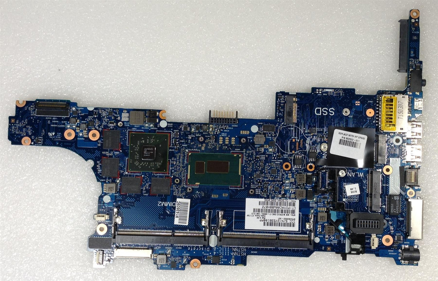 HP ZBOOK 14 802522-0C1 Motherboard 802522-001 802522 501 601 PCNB i7-4600U 14W