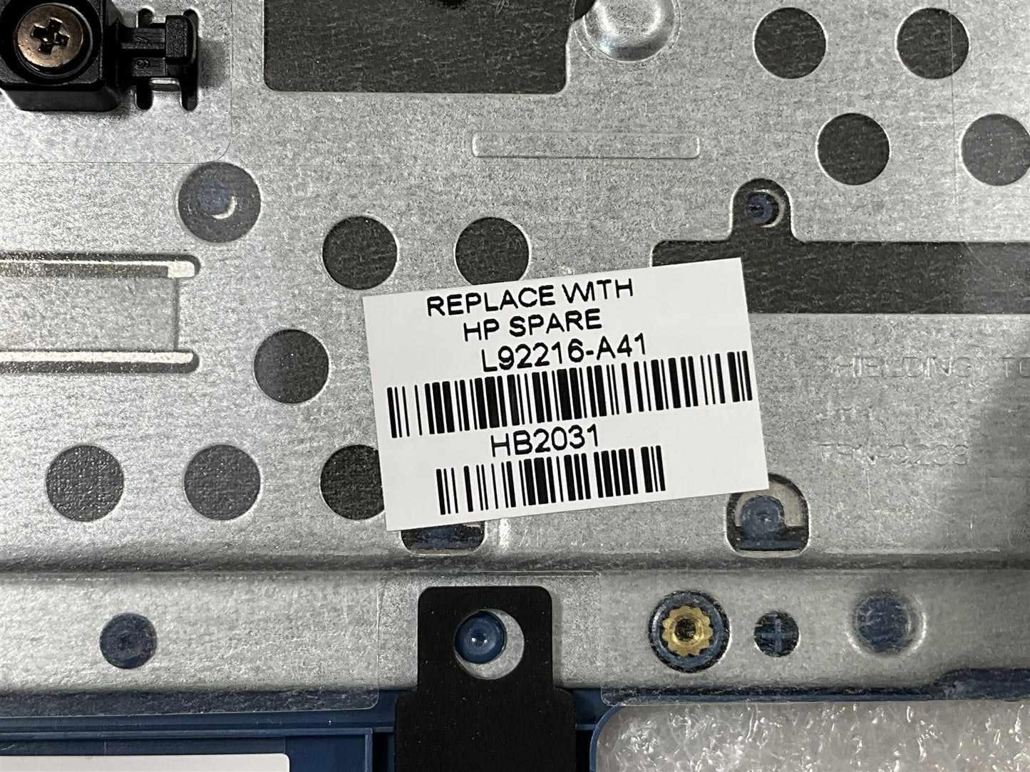 for HP Chromebook x360 11 G3 EE L92216-A41 Belgium Belgian Keyboard Palmrest NEW