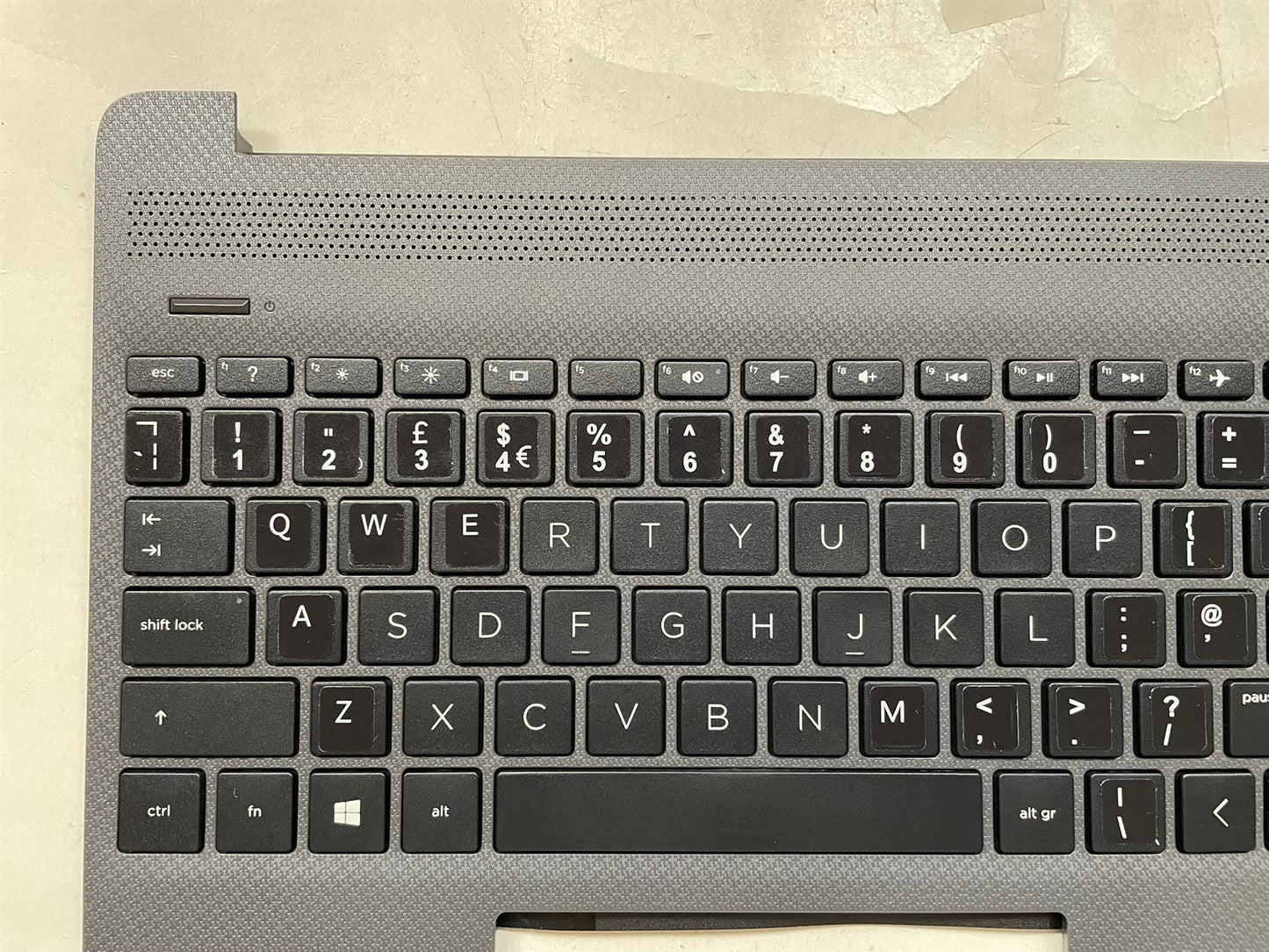 for HP 15S-EQ 15S-FQ L92958-031 L91269-031 UK English Keyboard Palmrest With Sticker