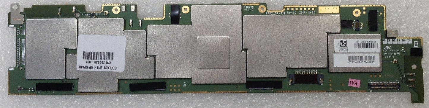 HP PRO SLATE 12 Tablet 795930-001 Qualcomm APQ8074AB 2GB 32GB eMMC Motherboard