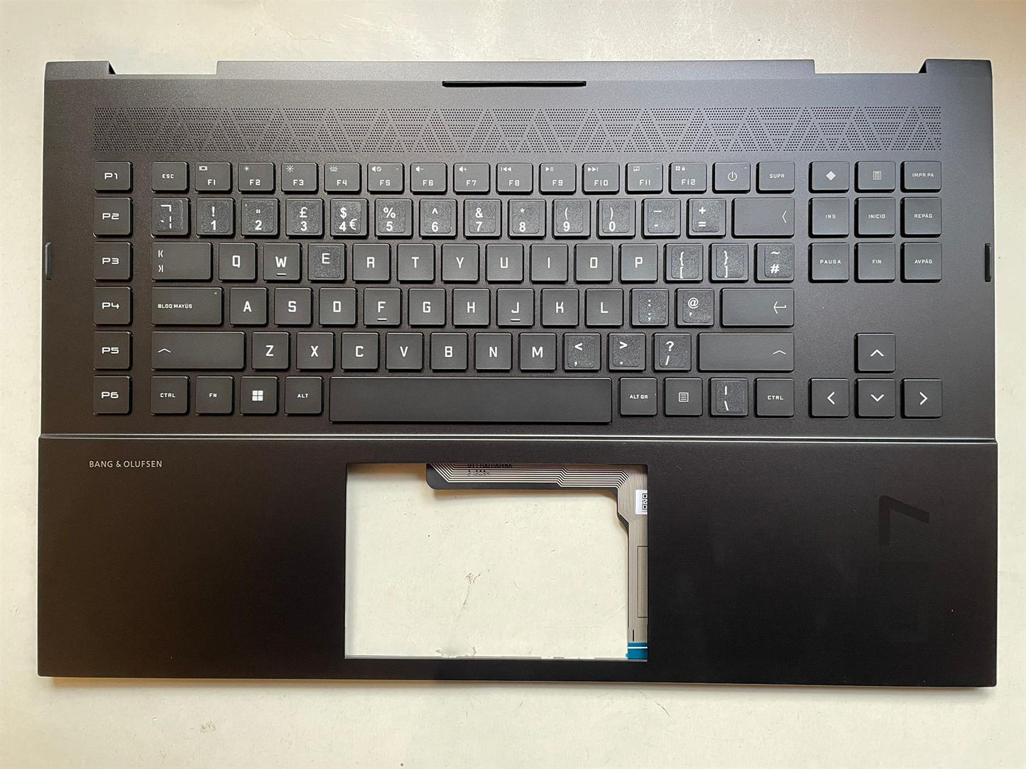 For HP OMEN 17-CK M73744-031 M57142 UK English Sticker Palmrest Keyboard NEW
