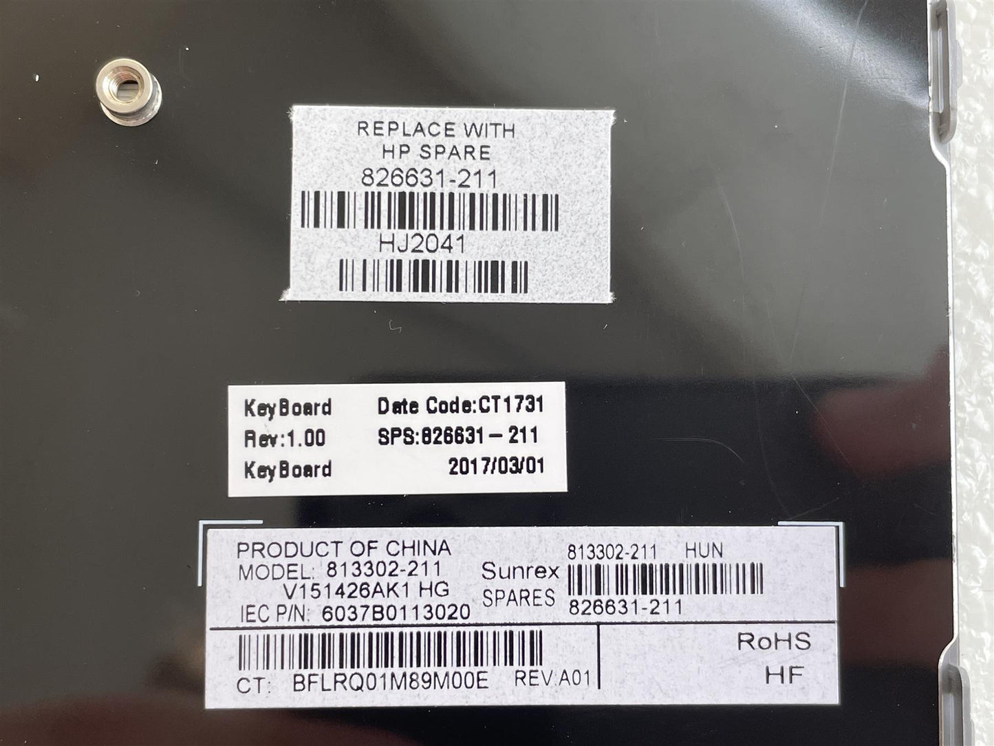 For HP EliteBook 820 G4 826631-211 Keyboard Hungary Genuine Original NEW