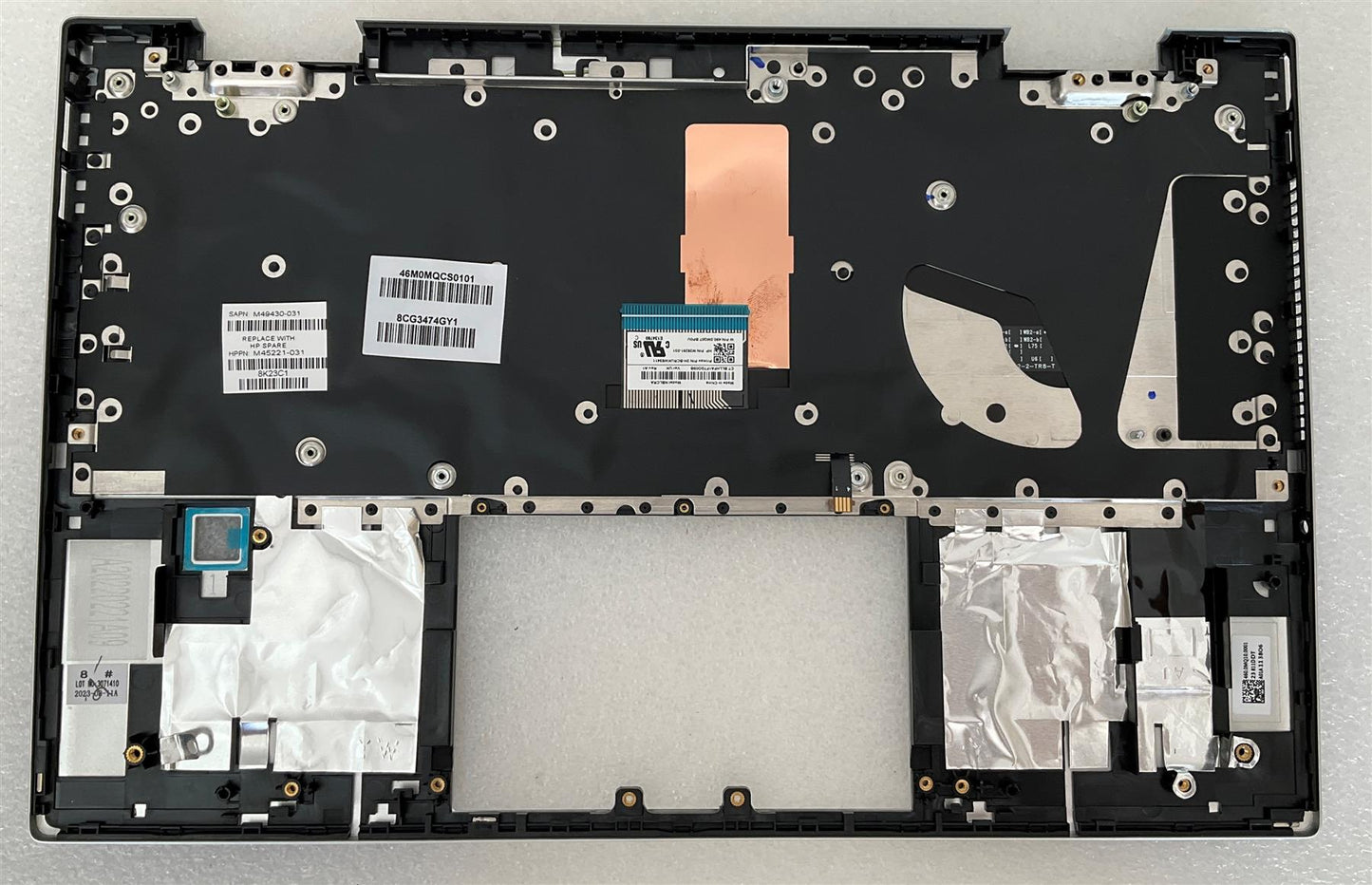 HP Pavilion X360 14-DY M49430-031 M45221-031 UK English Keyboard Palmrest NEW
