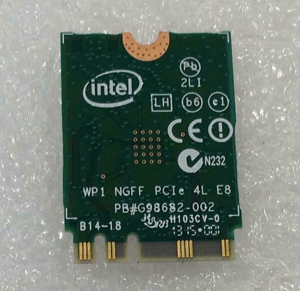 Hp 784664-001 784644-001 784664 Intel Dual Band Wireless-AC 3160NGW Bluetoth 4.0 WLAN Wi-Fi NEW
