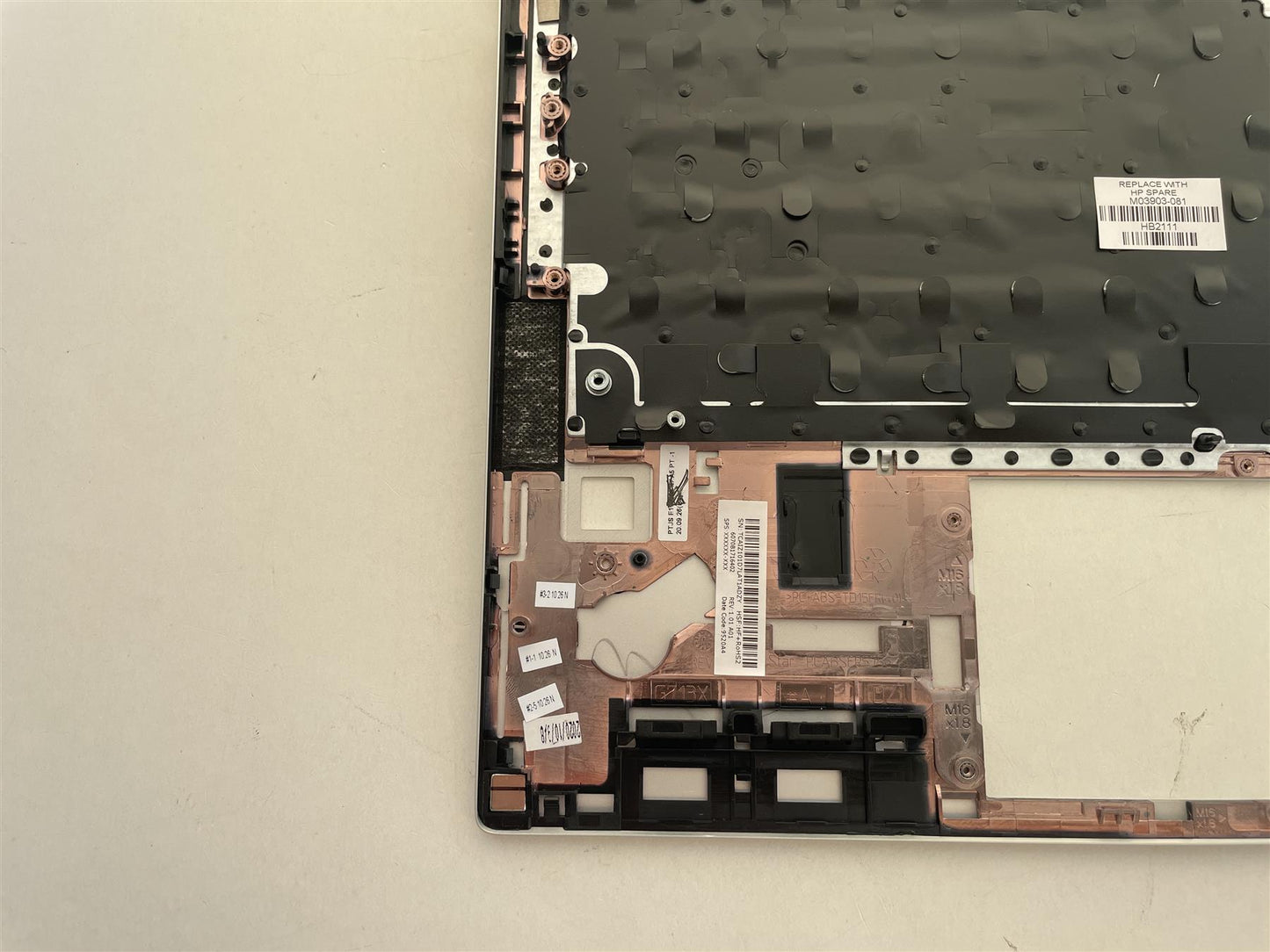 For HP EliteBook x360 830 G8 M03903-081 Palmrest Top Cover Keyboard Danish NEW