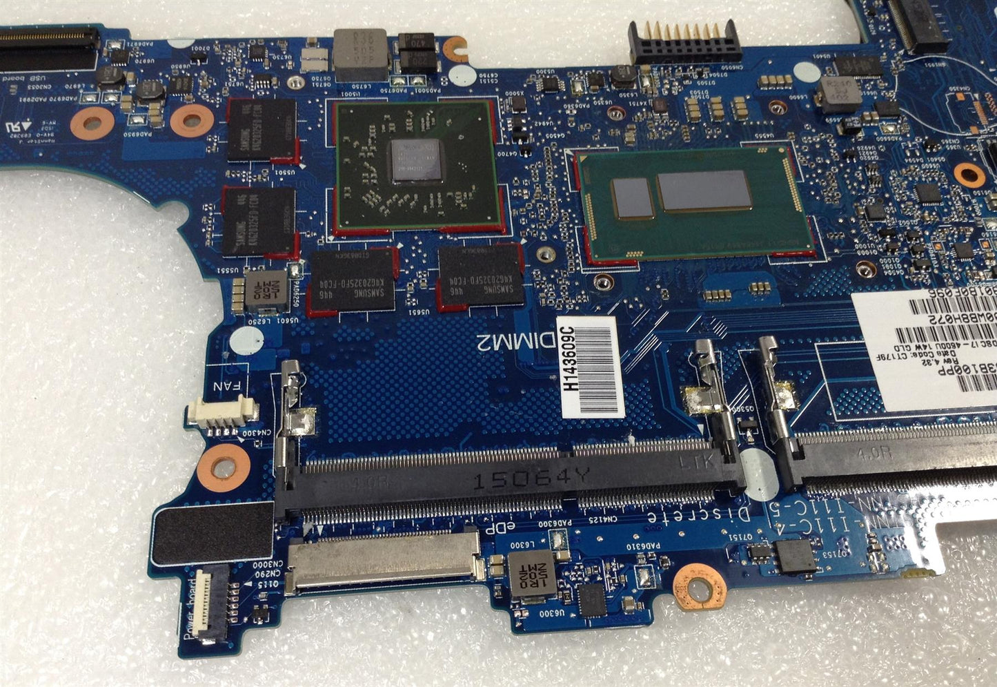 HP ZBOOK 14 802522-0C1 Motherboard 802522-001 802522 501 601 PCNB i7-4600U 14W
