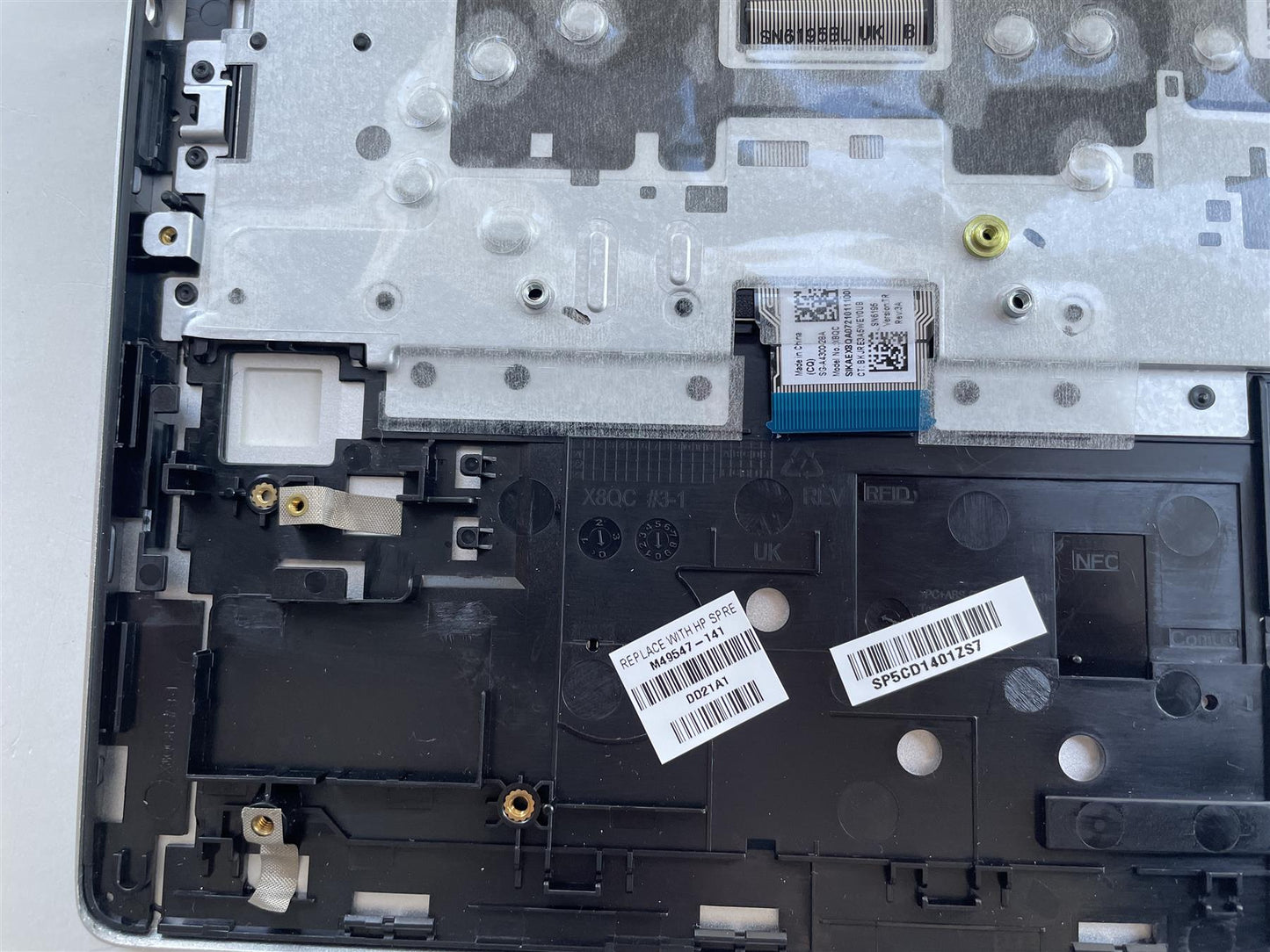 For HP Probook 650 G8 M49547-141 Palmrest Top Cover Keyboard Turkish Turkce NEW