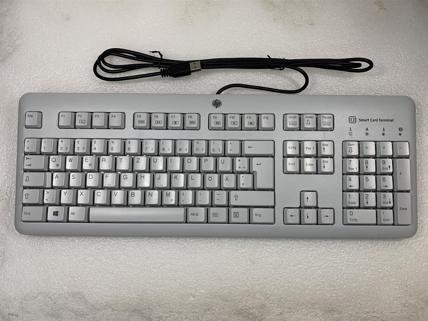 HP 780758-041 780719-041 KUS1206 Germany GR German USB Keyboard SmartCard CCID