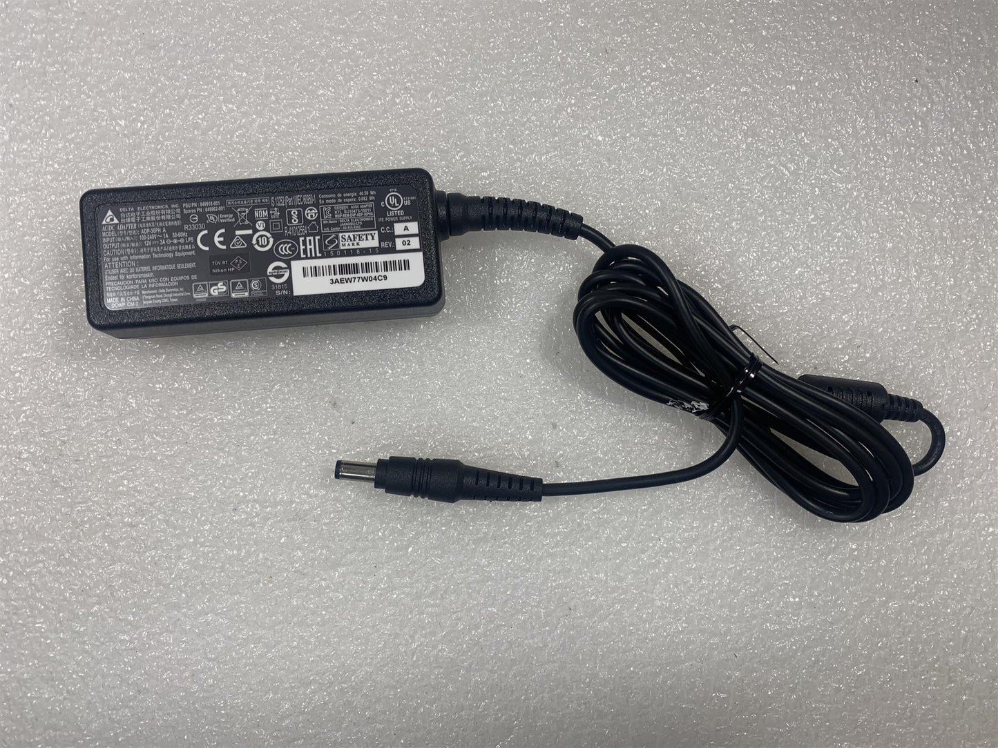 HP 849962-001 849918-001 Delta Electronics ADP-36PH 12V 3A Power Charger Adapter