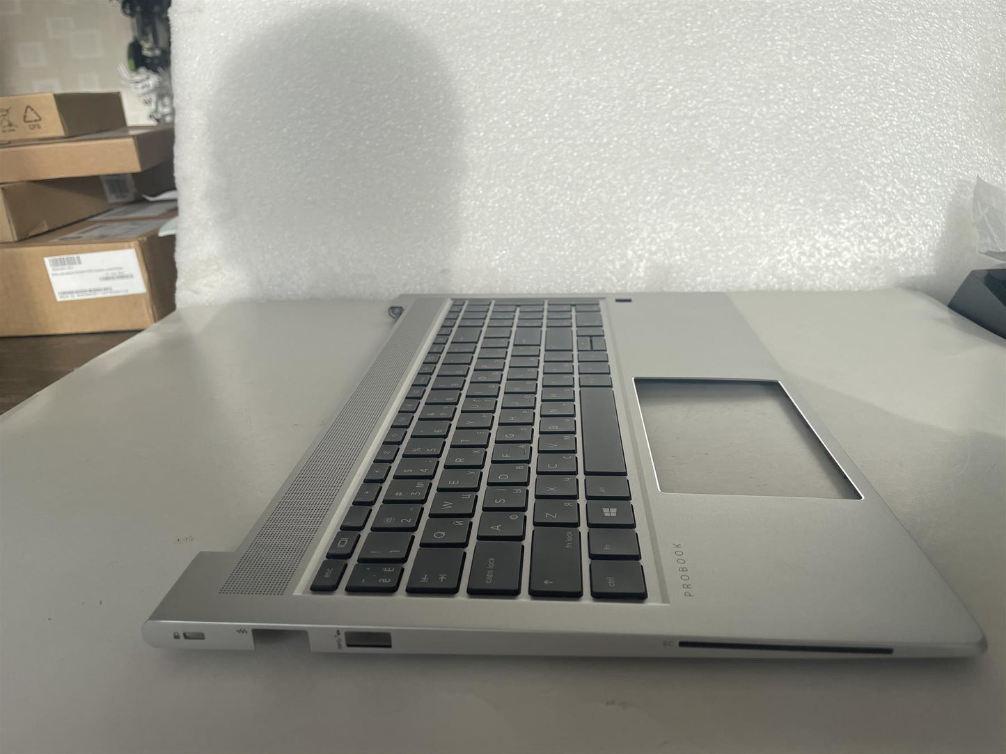 For HP Probook 650 G8 M49545-BD1 Palmrest Top Cover Keyboard Ukrainian UKRA NEW