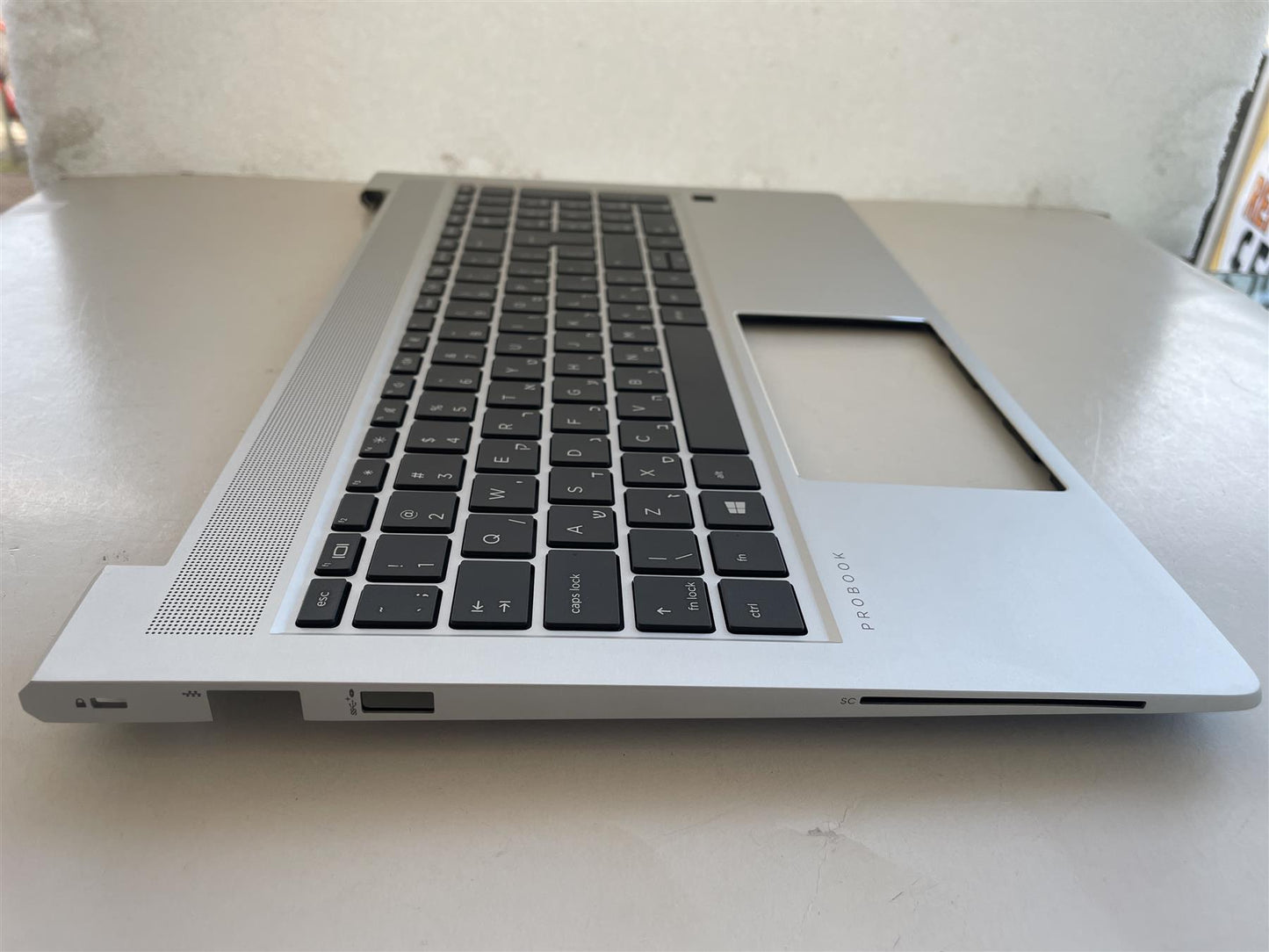 For HP Probook 650 G8 M49547-BB1 Palmrest Top Cover Keyboard Hebrew Israeli NEW