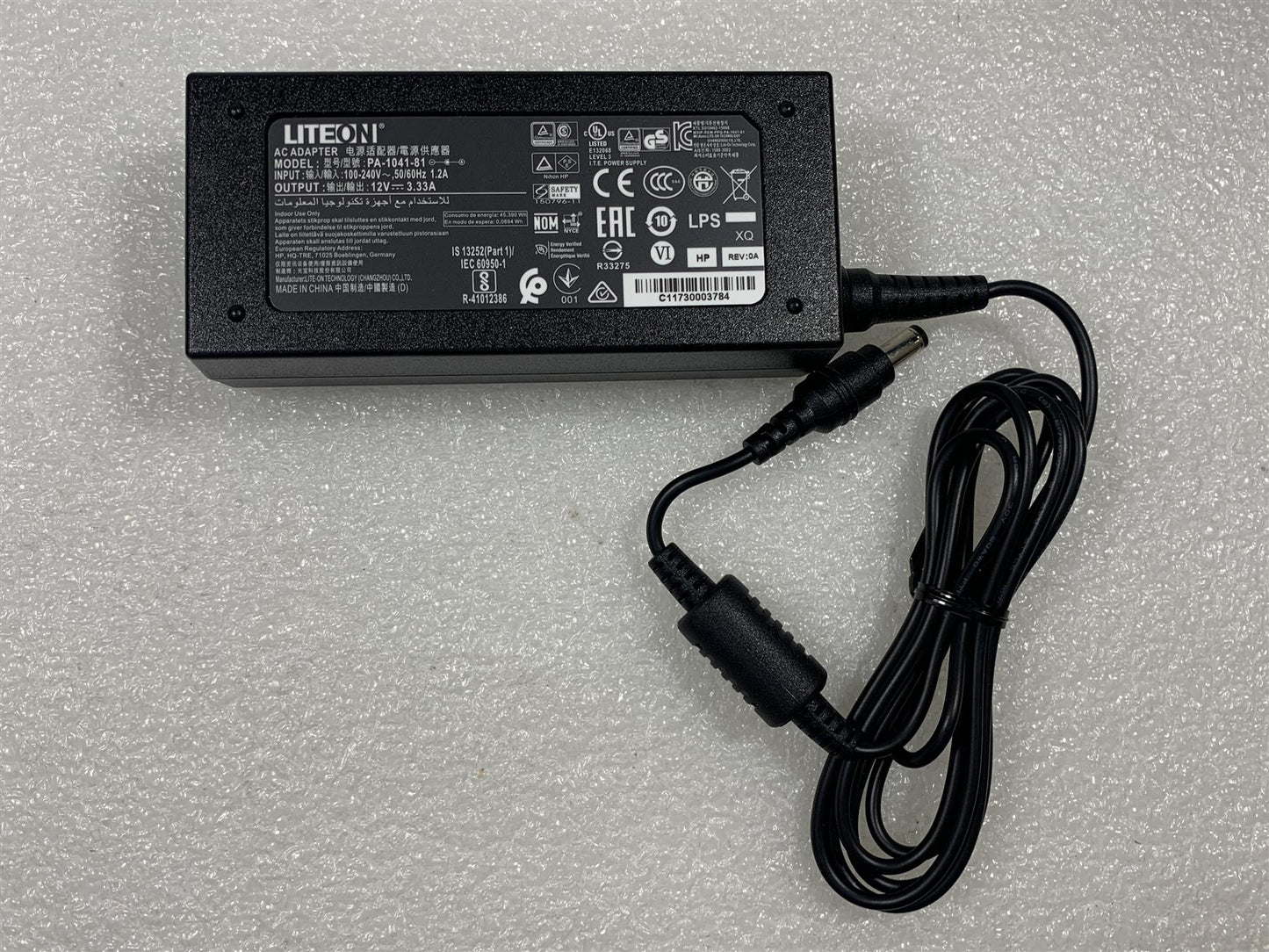 HP 916255-001 PA-1041-81 Power Supply Unit PSU Lite-ON 12V 3.33A Adapter Genuine
