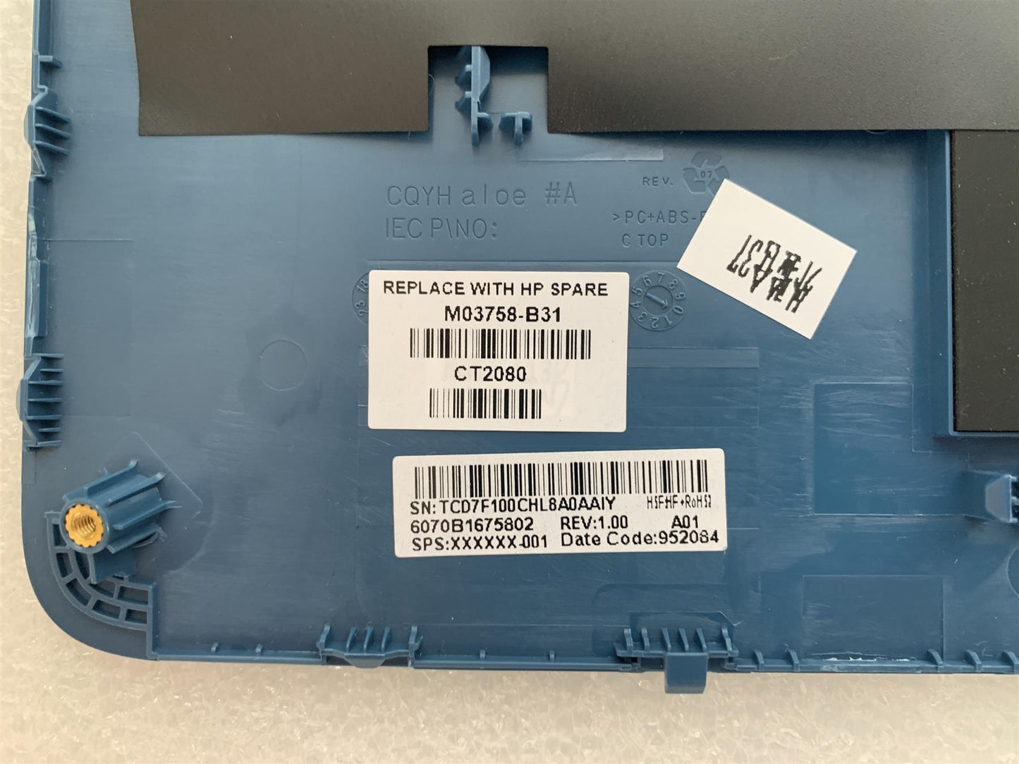 HP ProBook x360 11 G6 EE M03758-B31 International US Generic Keyboard Palmrest