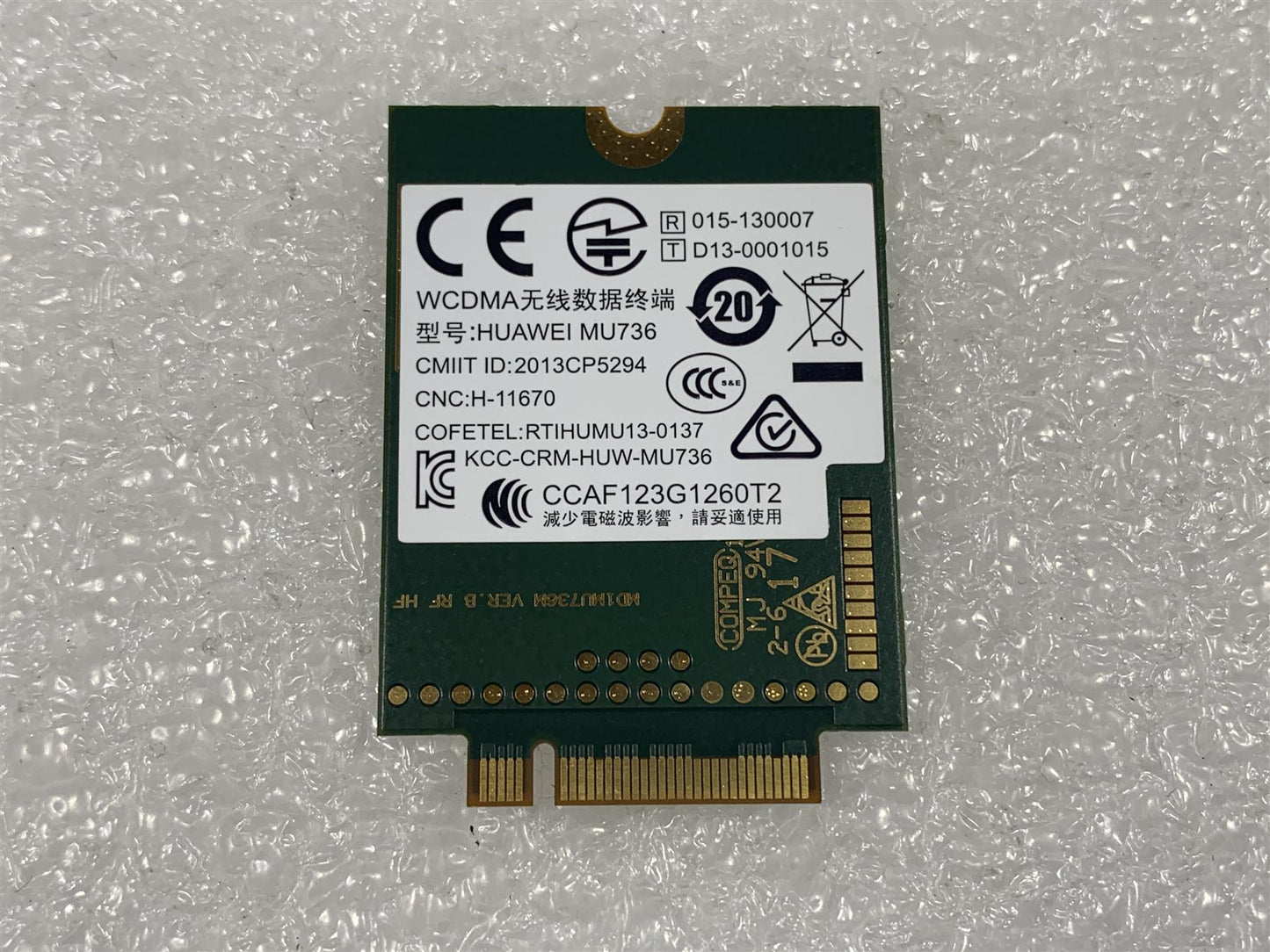 HP 746699-004 Huawei MU736 3G 4G WWAN HSPA+ Mobile Card Module Genuine NEW