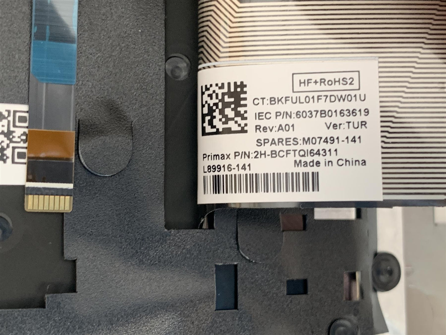 HP EliteBook 855 G7 M21677-141 Turkey Turkish Keyboard Turkce Palmrest NEW