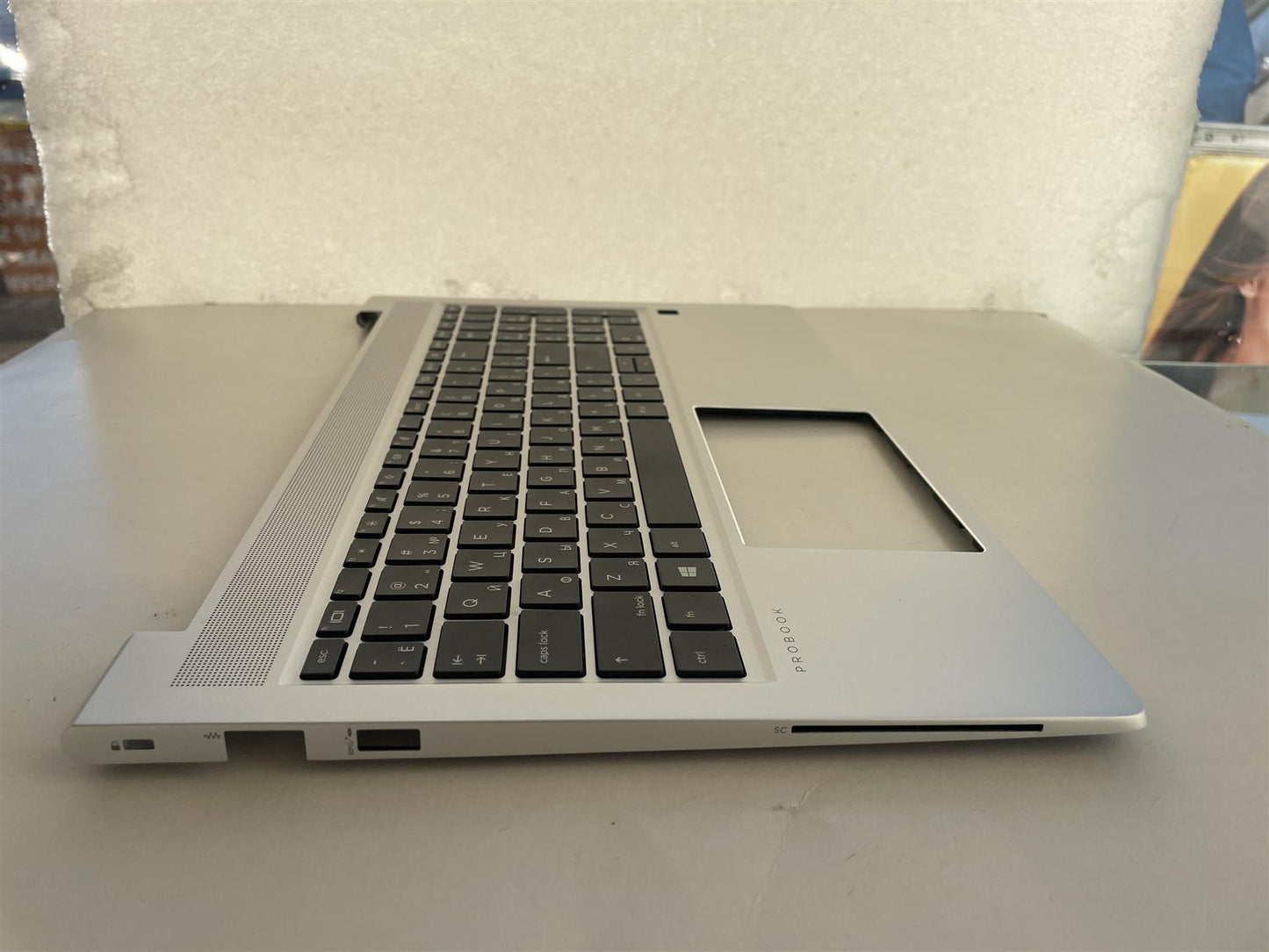 For HP Probook 650 G8 M49547-251 Palmrest Top Cover Keyboard Russian Russia NEW