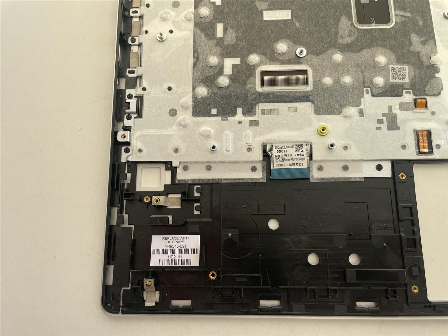 For HP Probook 650 G8 M49545-091 Palmrest Top Cover Keyboard Norway NEW
