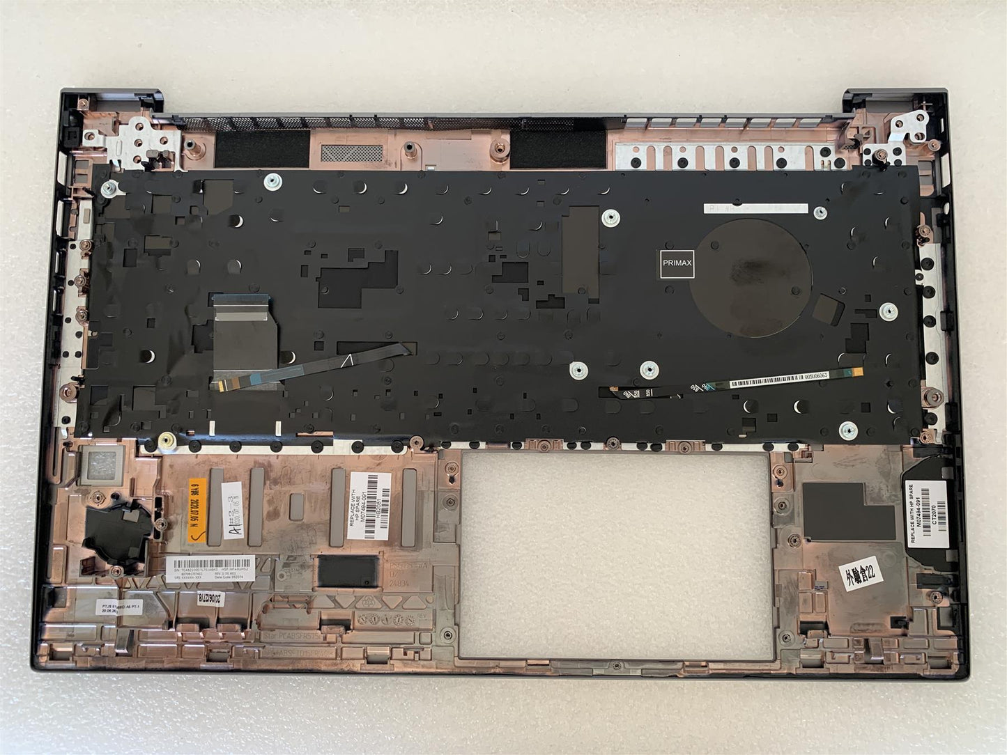 HP Zbook Firefly 15 G7 M07494-091 Norwegian Keyboard Norway Norse Palmrest NEW