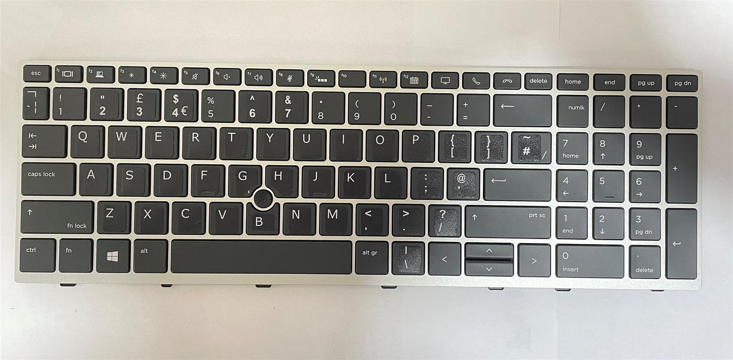 HP EliteBook 755 G5 L29477-031 English UK Keyboard with Sticker Compatible with L14366-031 L14367-031 L29477-031 with backlit and privacy NEW