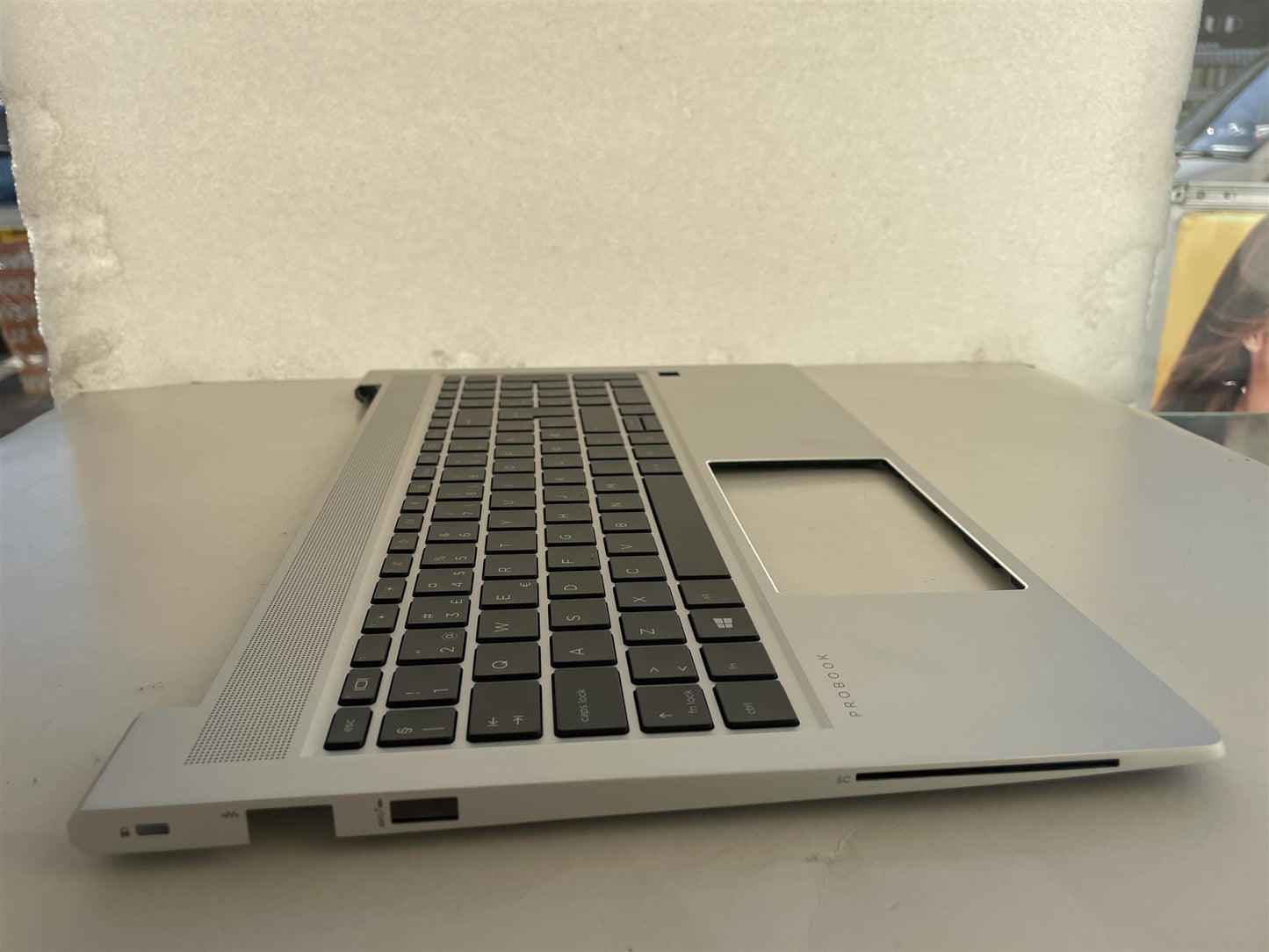 For HP Probook 650 G8 M49545-091 Palmrest Top Cover Keyboard Norway NEW