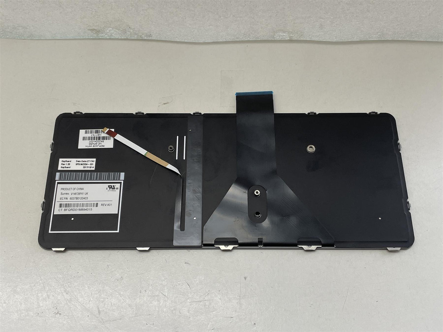 For HP EliteBook Folio 1030 G1 842324-031 Keyboard UK English Genuine NEW