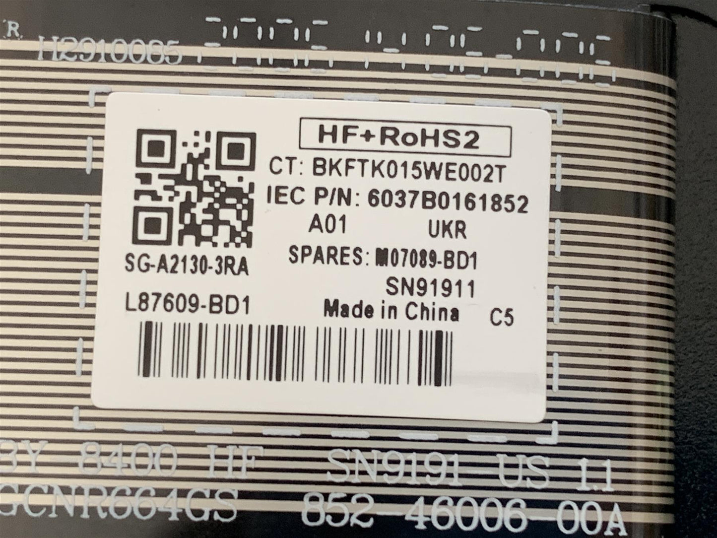 HP EliteBook 840 G7 M07089-BD1 Ukrainian Layout Palmrest Ukraine Keyboard NEW