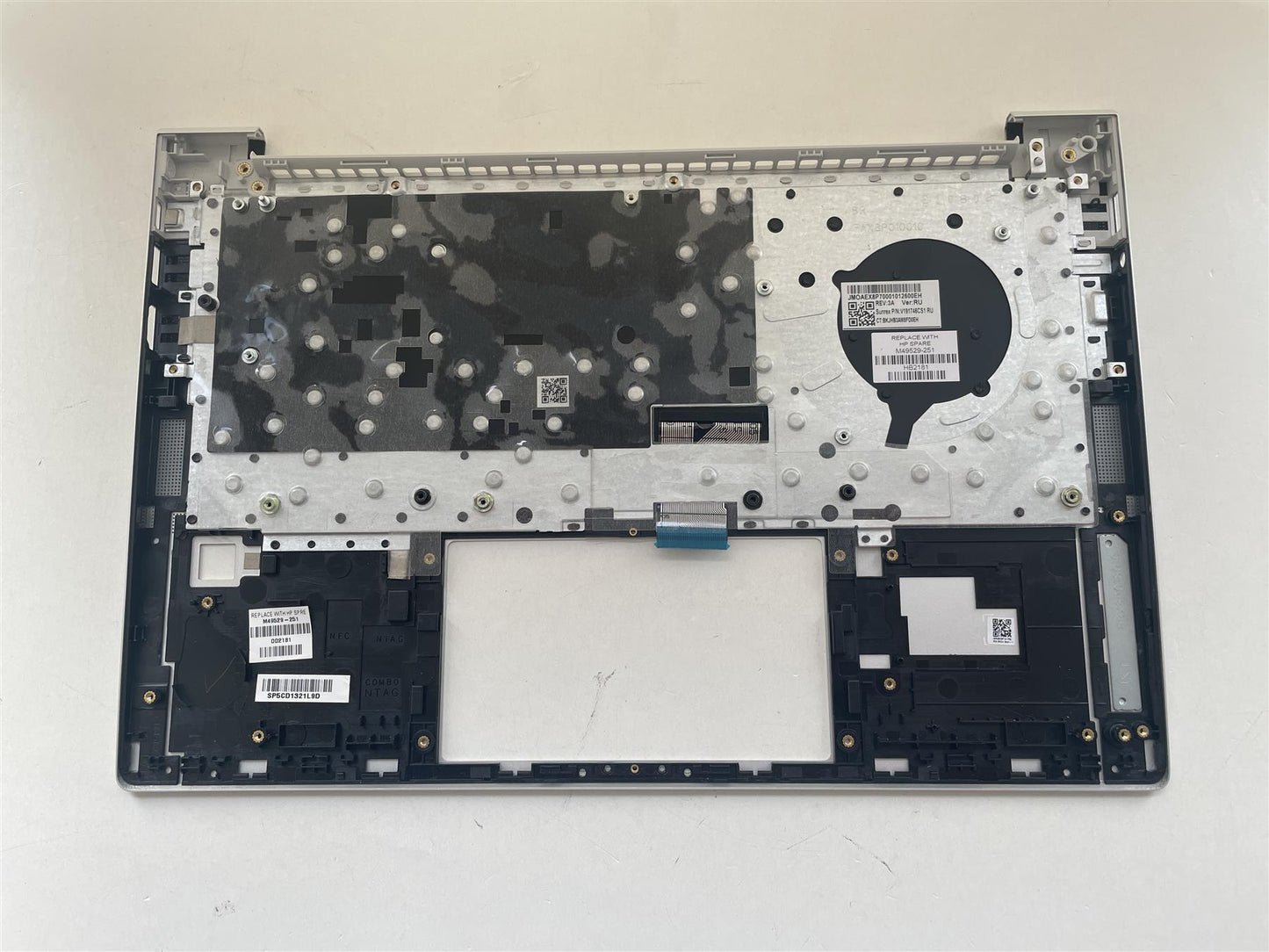 For HP Probook 630 G8 M49529-251 Palmrest Top Cover Keyboard Russian Russia NEW
