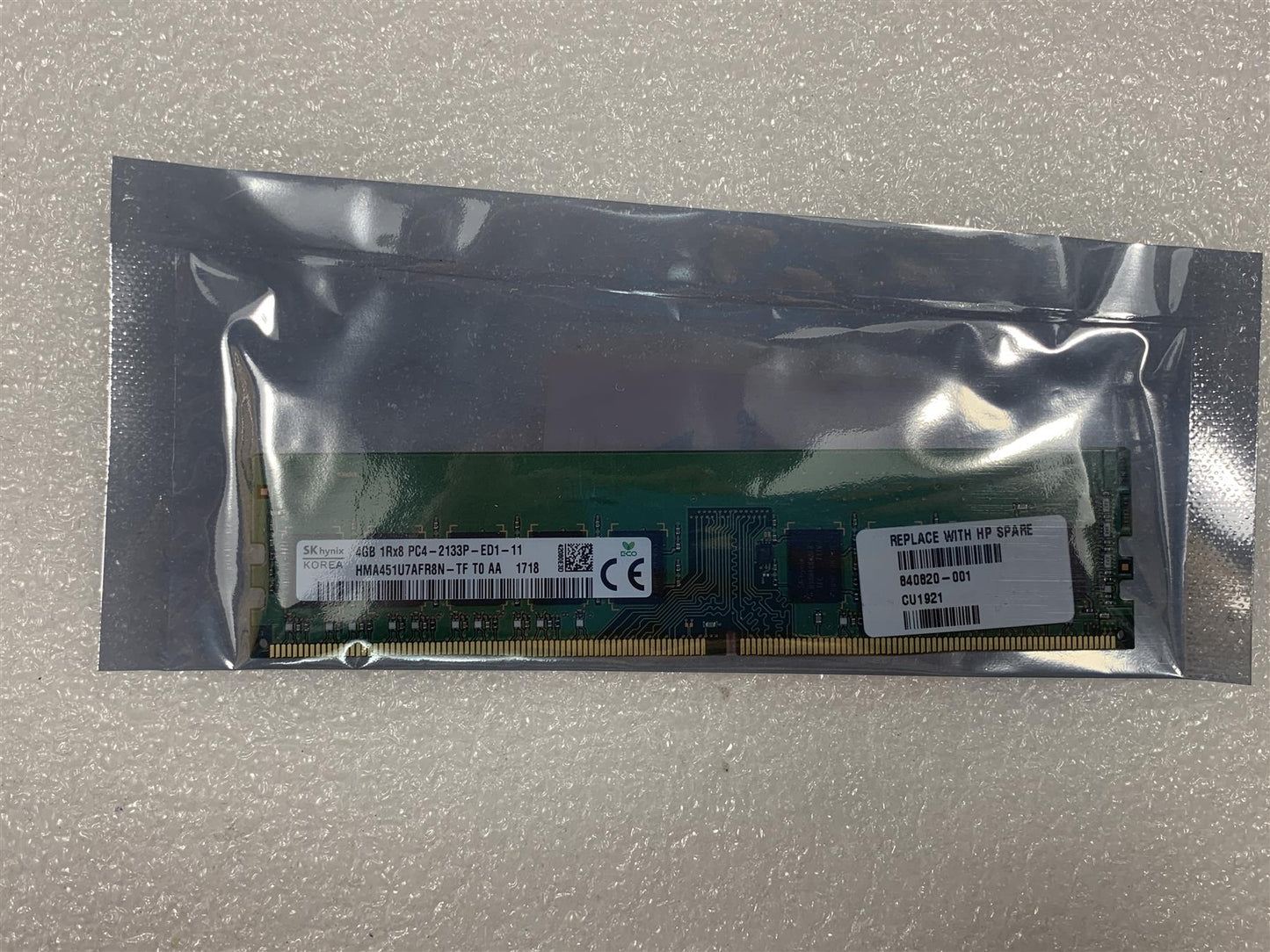 HP 840820-001 SK HYNIX HMA451U7AFR8N - TF 4GB 2133P DDR4 Ram Memory Genuine NEW