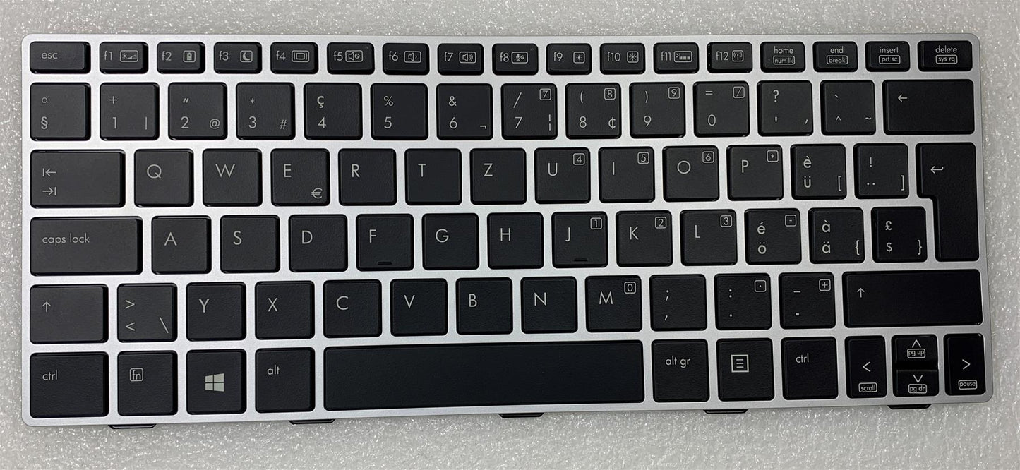 HP EliteBook Revolve 810 G2 G3 716747-BG1 Switzerland Swiss Backlight Keyboard