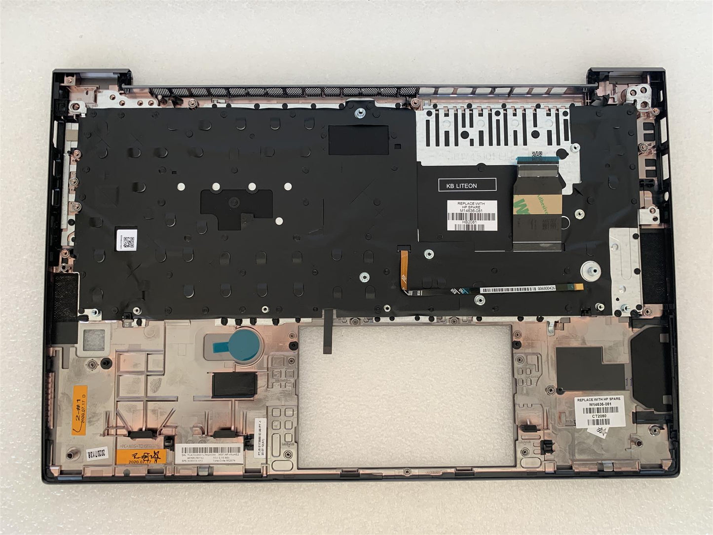 HP ZBook Firefly 14 G7 M14636-081 Danish Danca Keyboard Denmark Palmrest DSC NEW