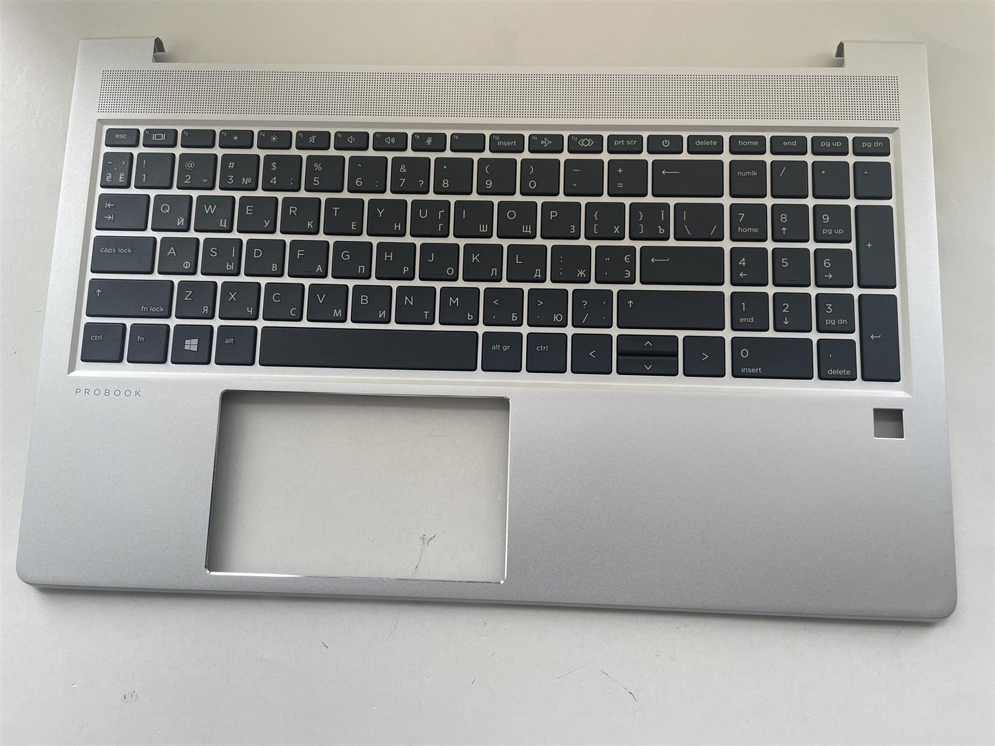 For HP Probook 650 G8 M49547-BD1 Palmrest Top Cover Keyboard Ukrainian UKRA NEW
