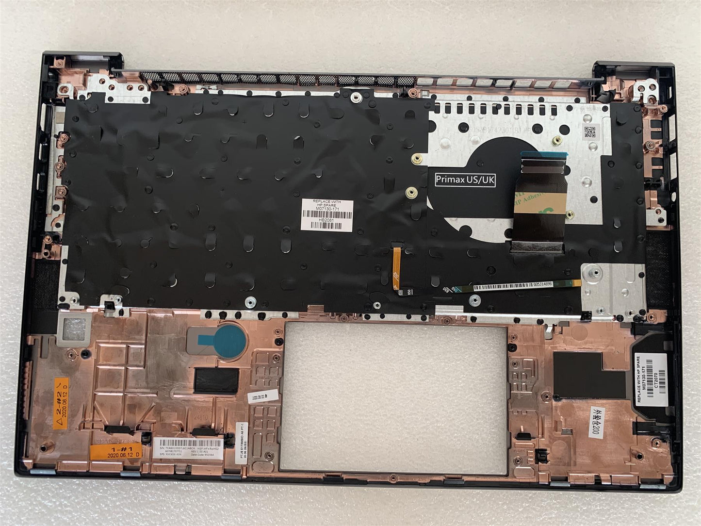 HP ZBook Firefly 14 G7 M07130-171 Arabic American US Layout Keyboard Palmrest