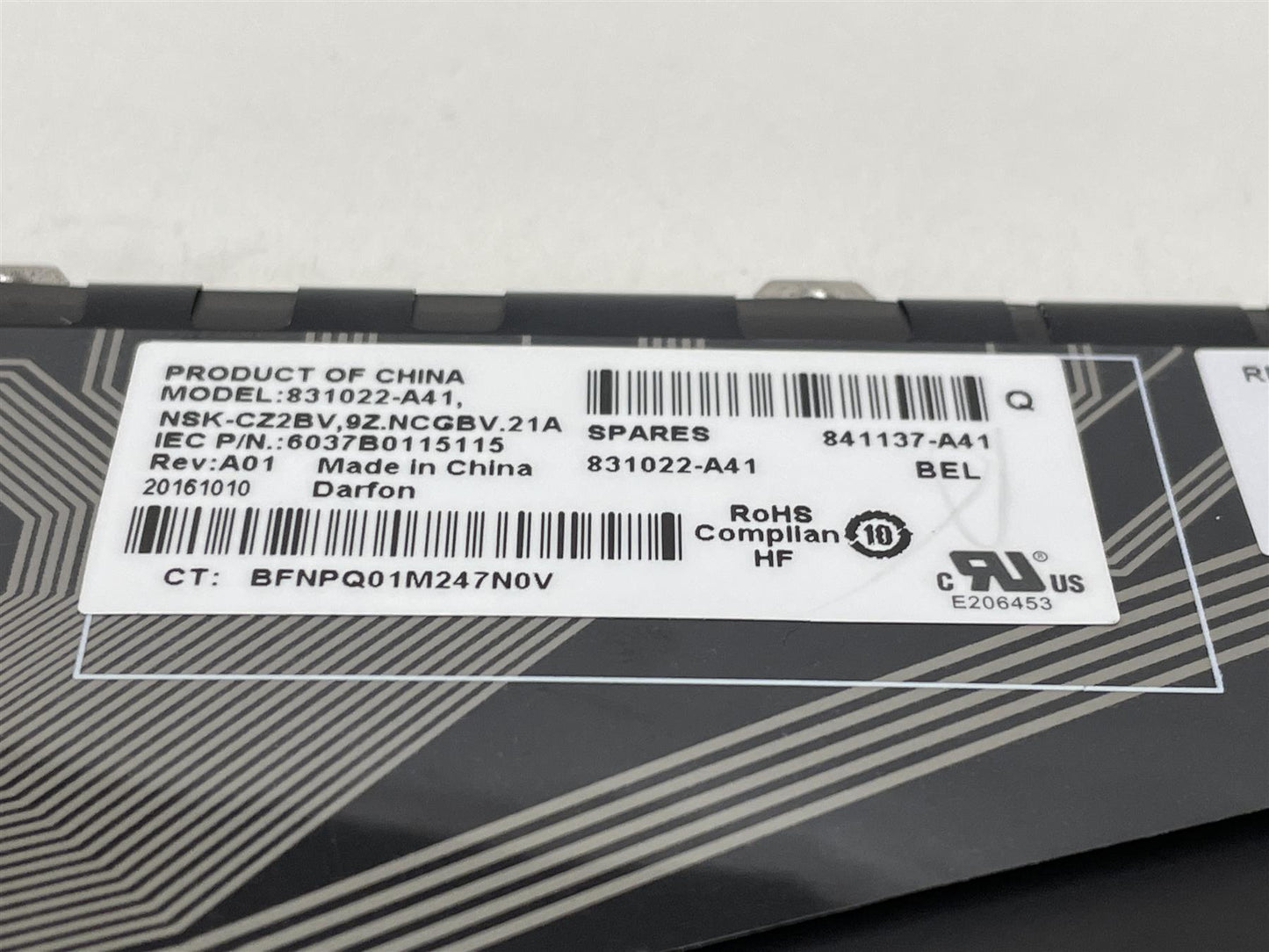 HP ProBook 650 655 G2 G3 Keyboard 841137-A41 Beligum BelgianTP BL 15 EURO A4