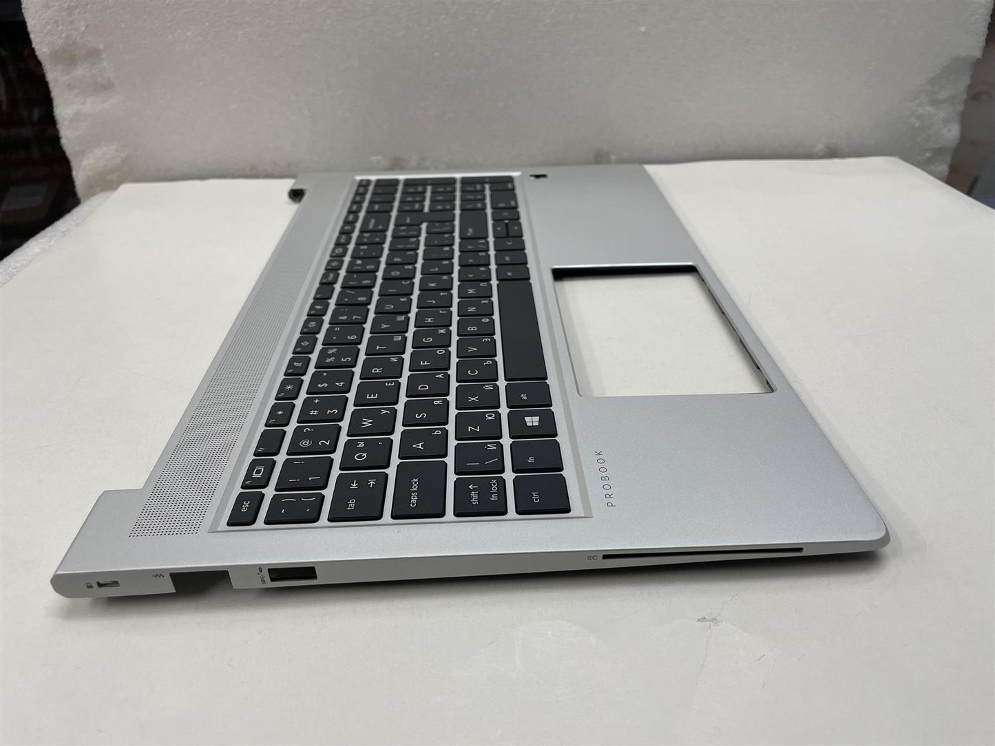 For HP Probook 650 G8 M49547-261 Palmrest Top Cover Keyboard Bulgarian Bulg NEW