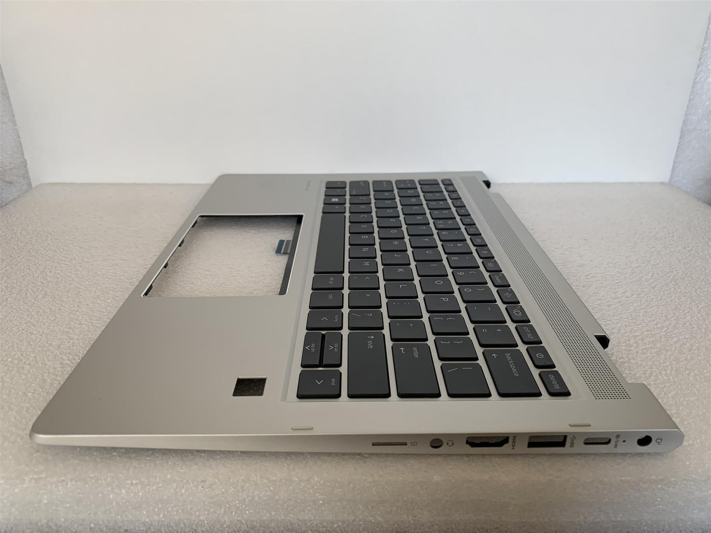 HP ProBook x360 435 G7 M03446-B31 US International Keyboard Layout Palmrest NEW