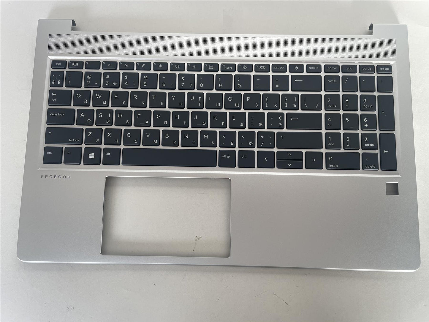 For HP Probook 650 G8 M49545-BD1 Palmrest Top Cover Keyboard Ukrainian UKRA NEW